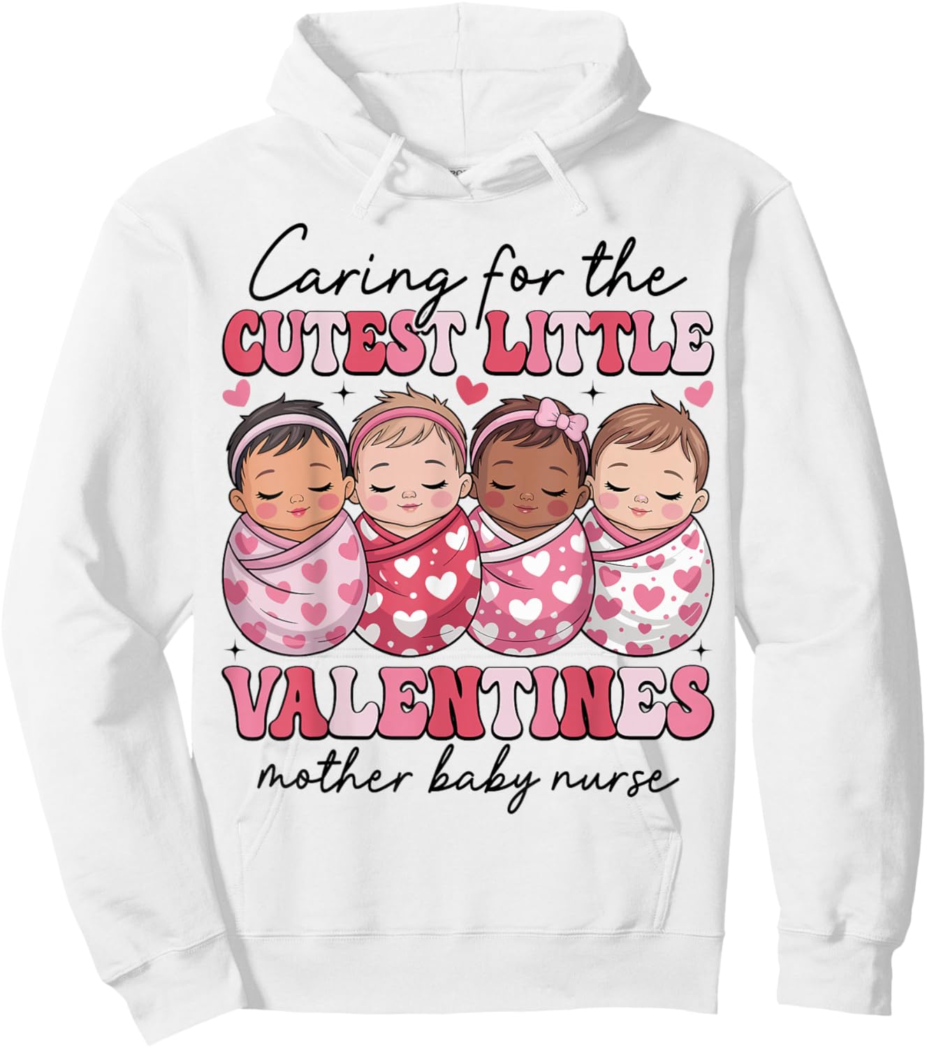 Mother Baby Nurse Hoodie - Hoodie | White