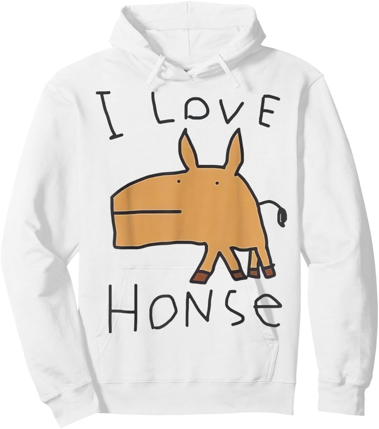I Love Honse Hoodie - Hoodie | White