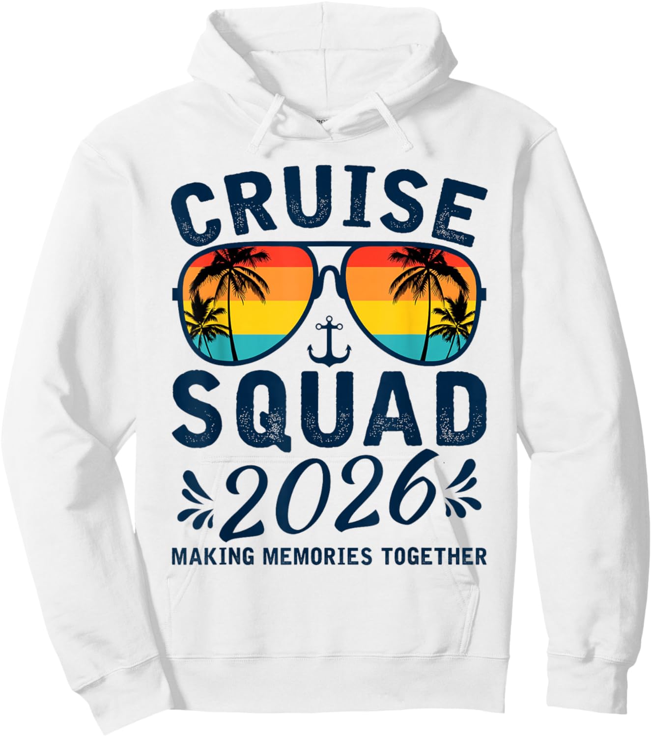 Cruise Squad 2026 Summer Vacation Matching Family Group Hoodie - Hoodie | White