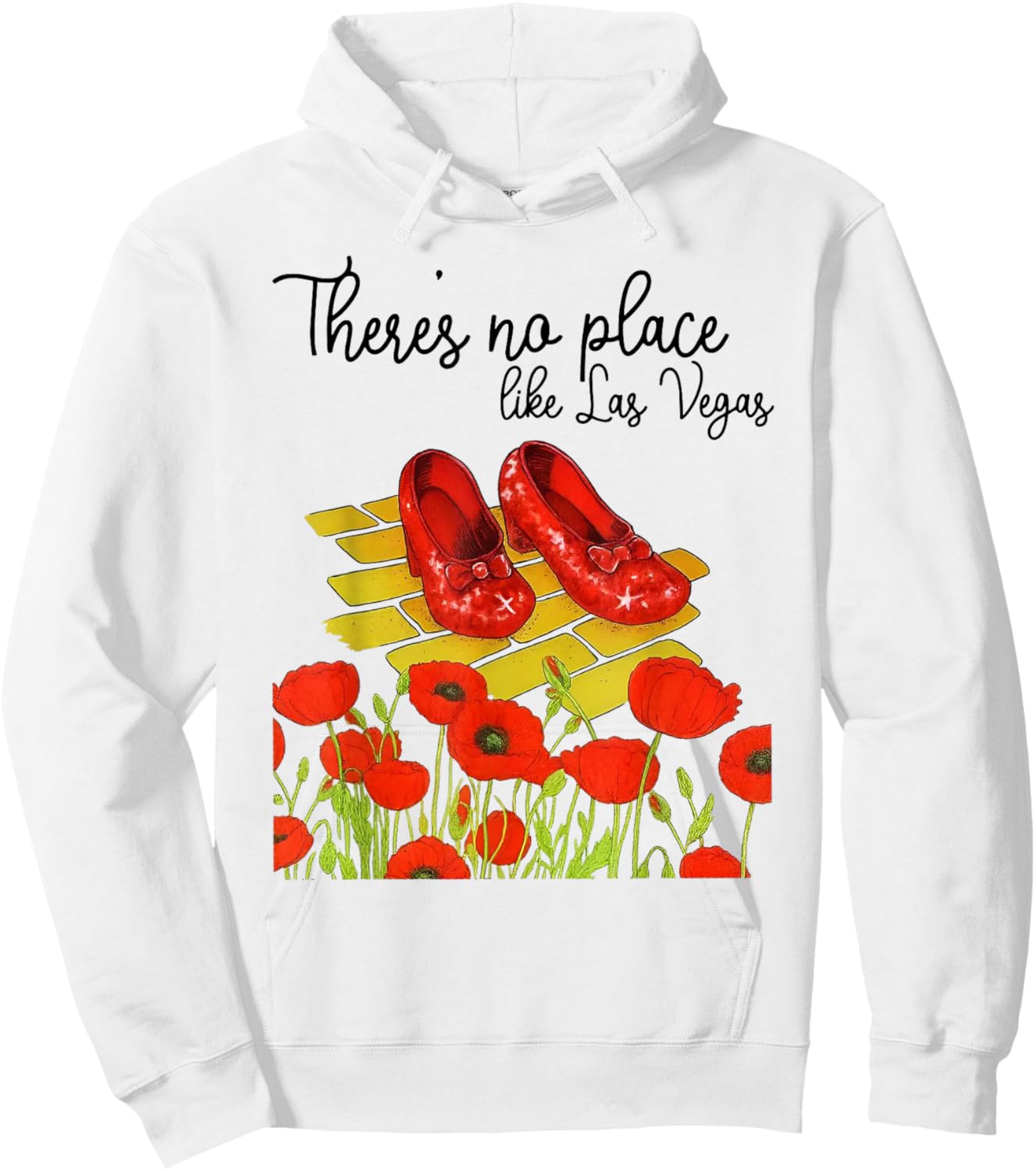 There's No Place Like Las Vegas Hoodie - Hoodie | White