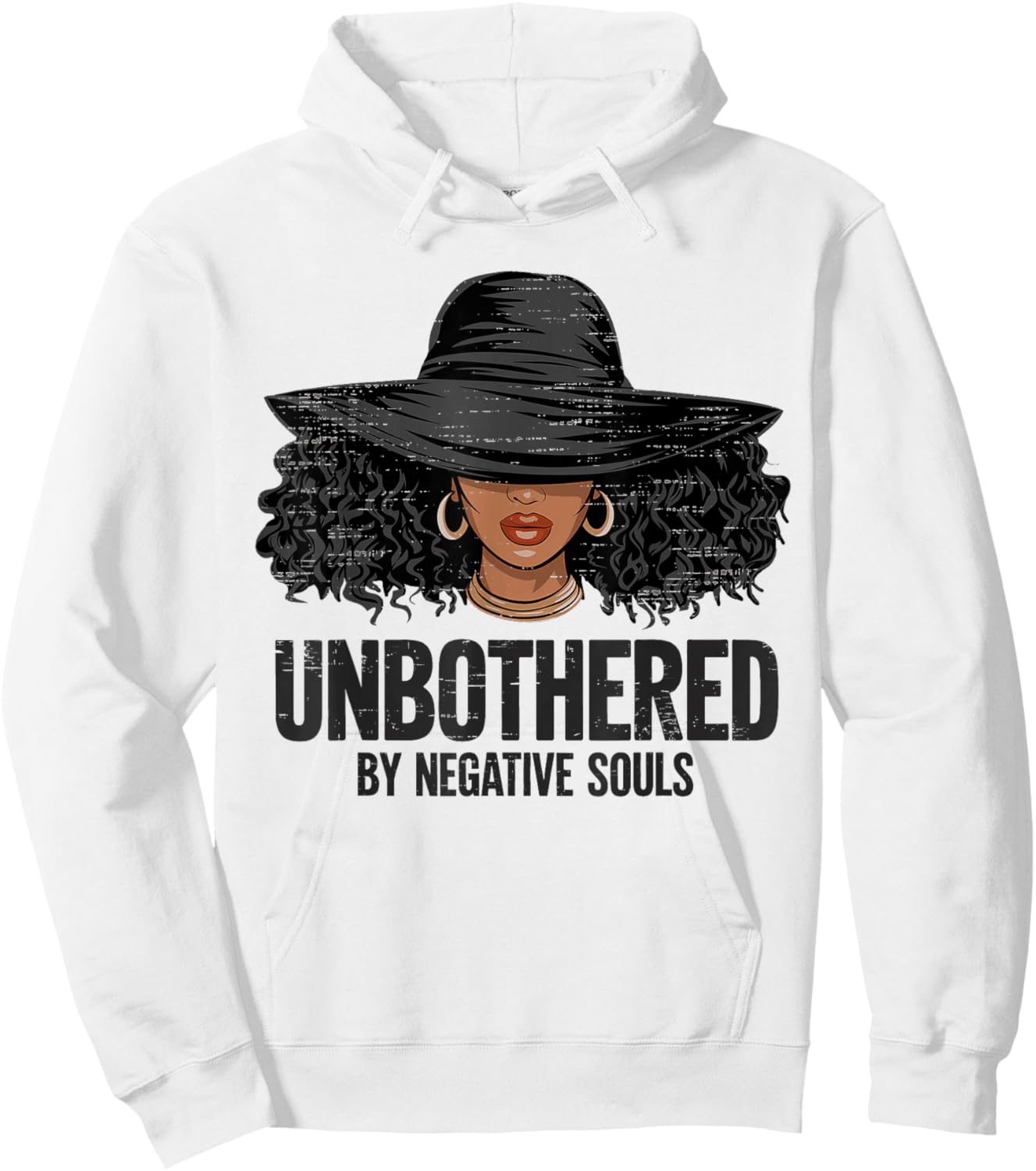 Unbothered Black History African Women Melanin Black Queen Hoodie - Hoodie | White