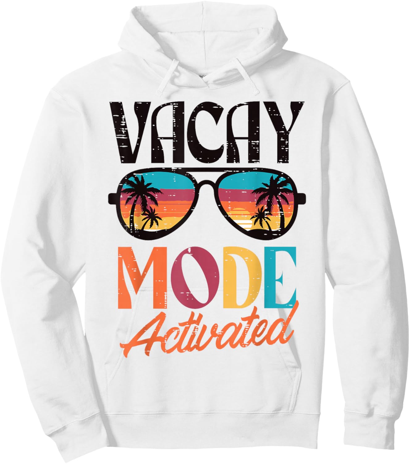Vacation Vacay Mode Activated Palm Tree Summer Women Men Kid Hoodie - Hoodie | White
