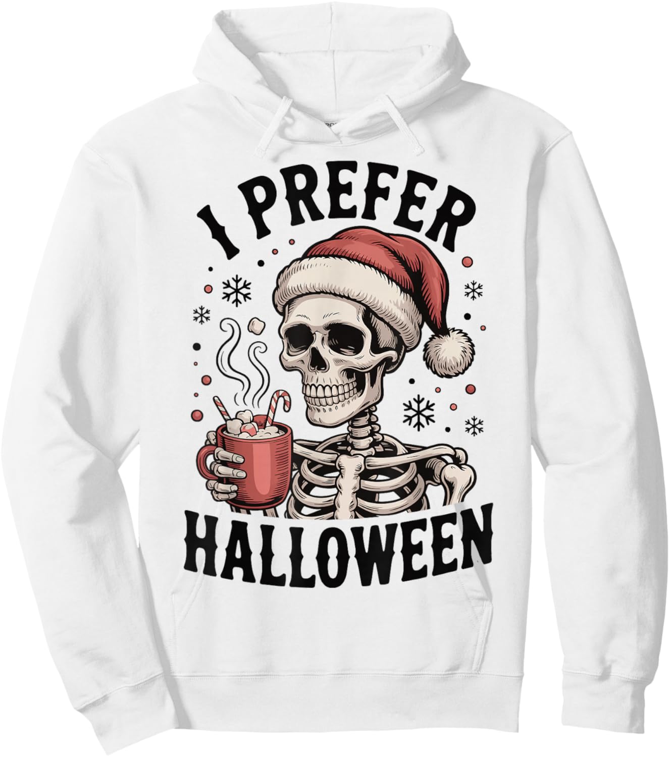 I Prefer Halloween Hoodie - Hoodie | White
