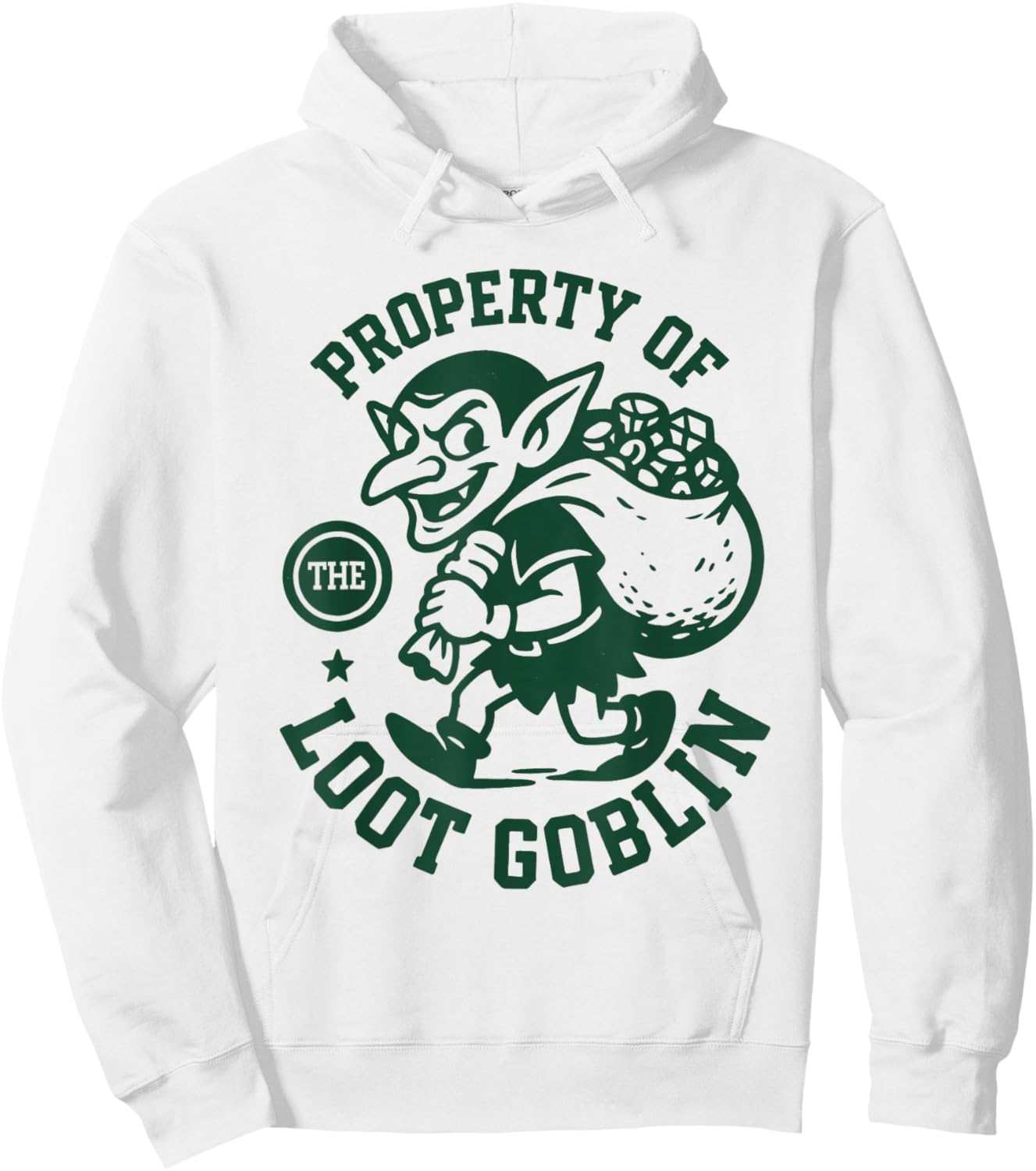 Property of The Loot Goblin | RPG Humor Hoodie - Hoodie | White