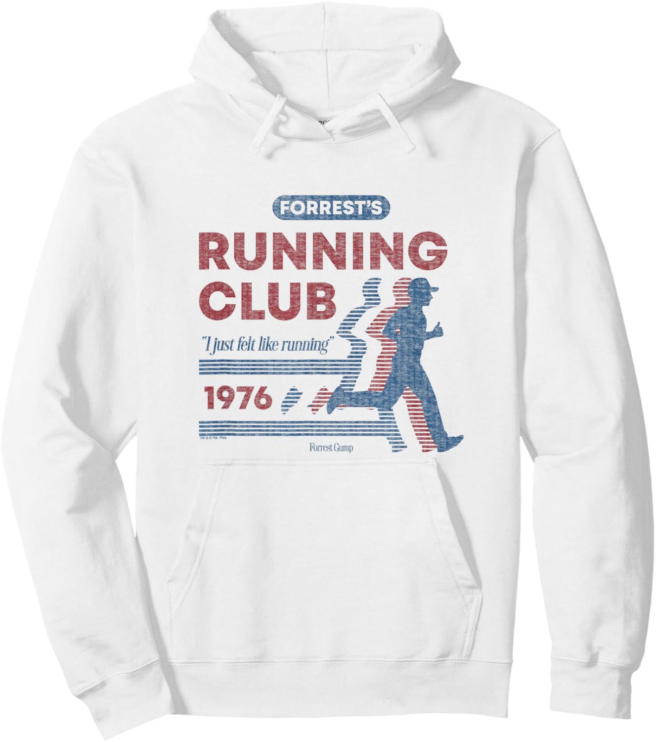 Forrest Gump - Running Club - Just Felt Like Running Hoodie - Hoodie | White