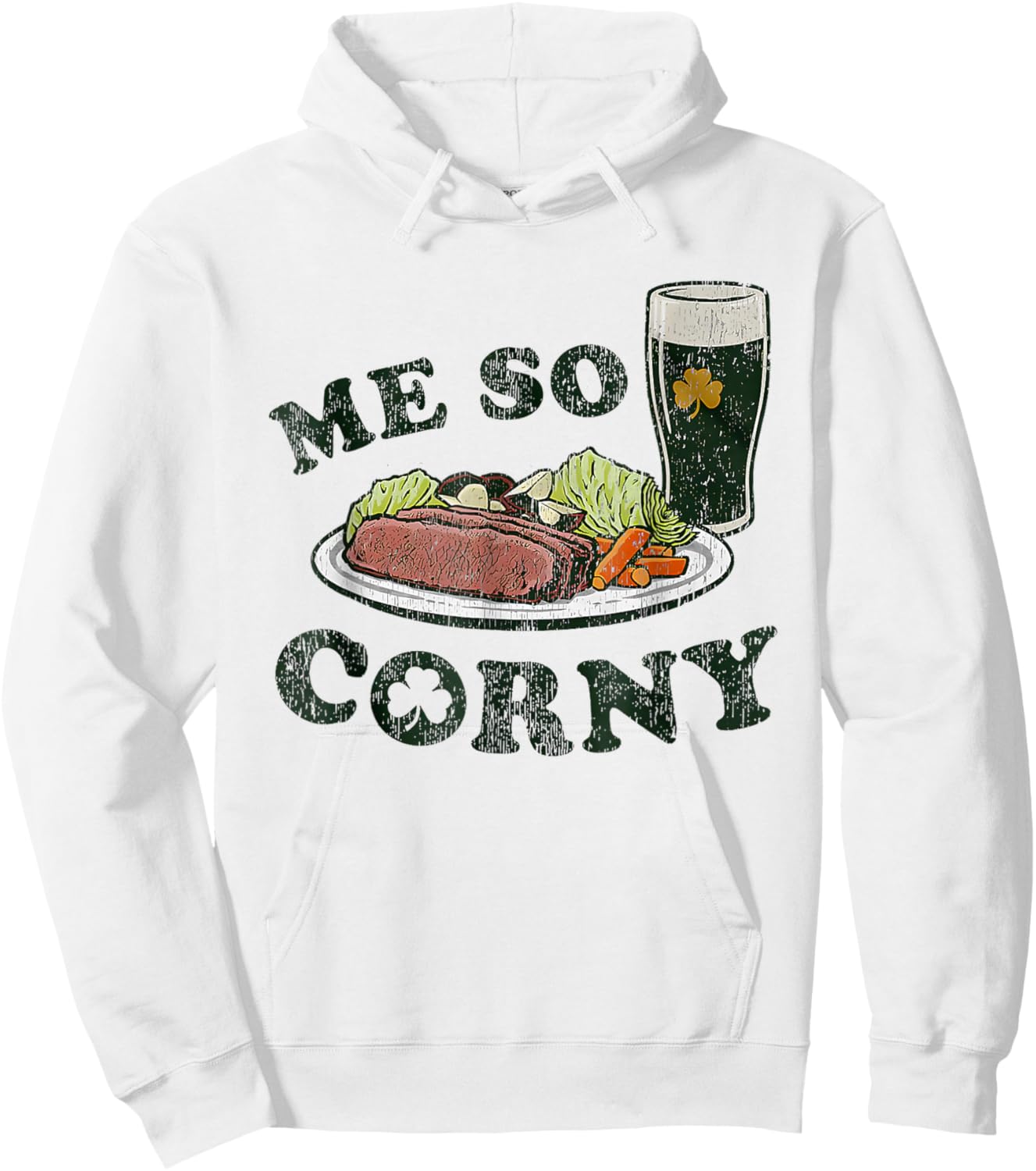 St Patrick's Day Hoodie - Hoodie | White