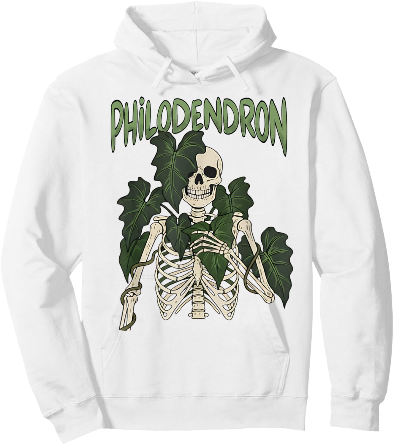 Plant Lady Gardening Planting Lover Monstera Philodendron Hoodie - Hoodie | White