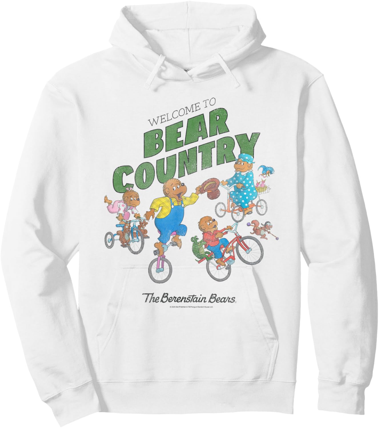 The Berenstain Bears Welcome to Bear Country Vintage Book Hoodie - Hoodie | White