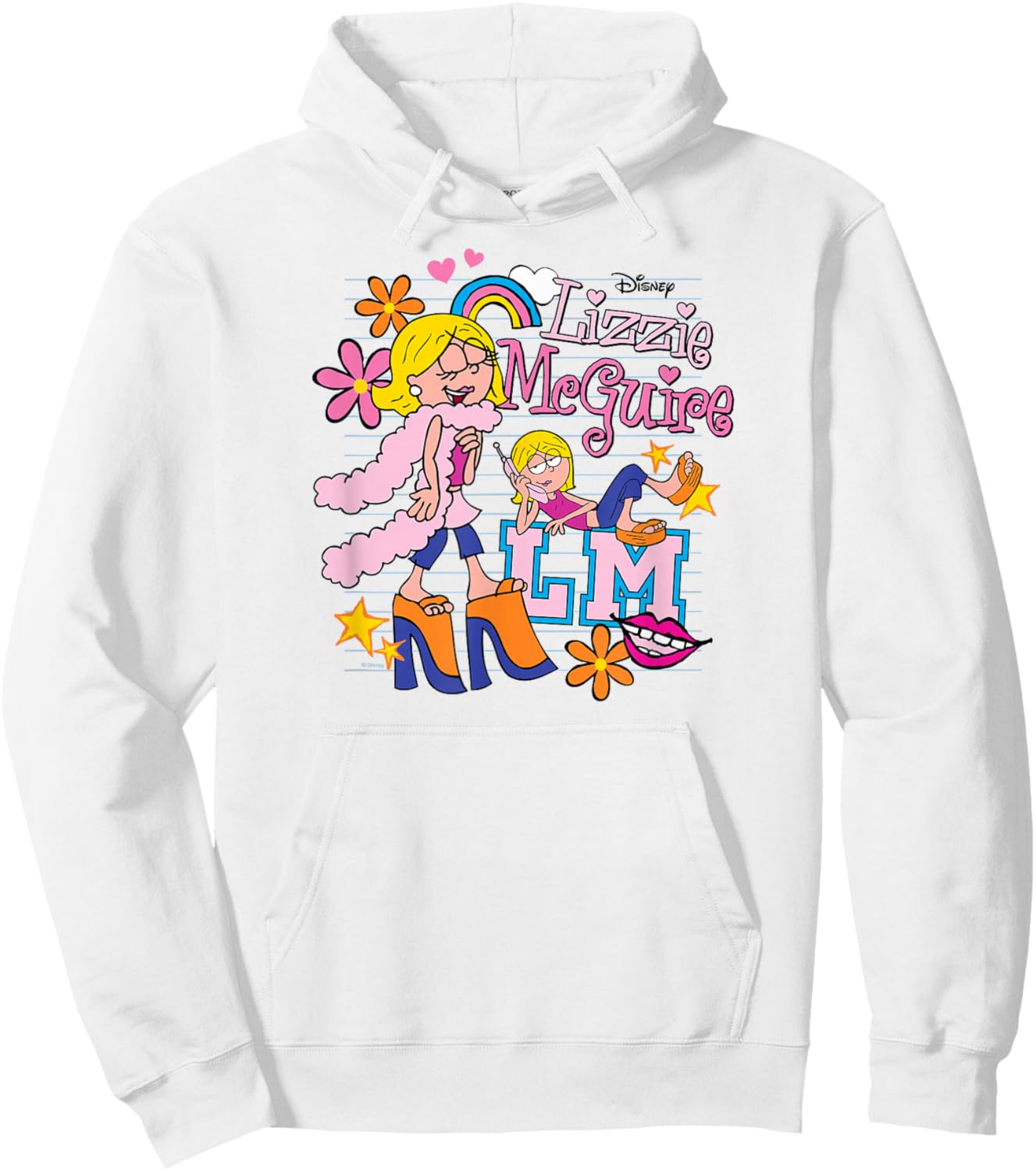 Lizzie McGuire - Fashionista - Notebook Hoodie - Hoodie | White