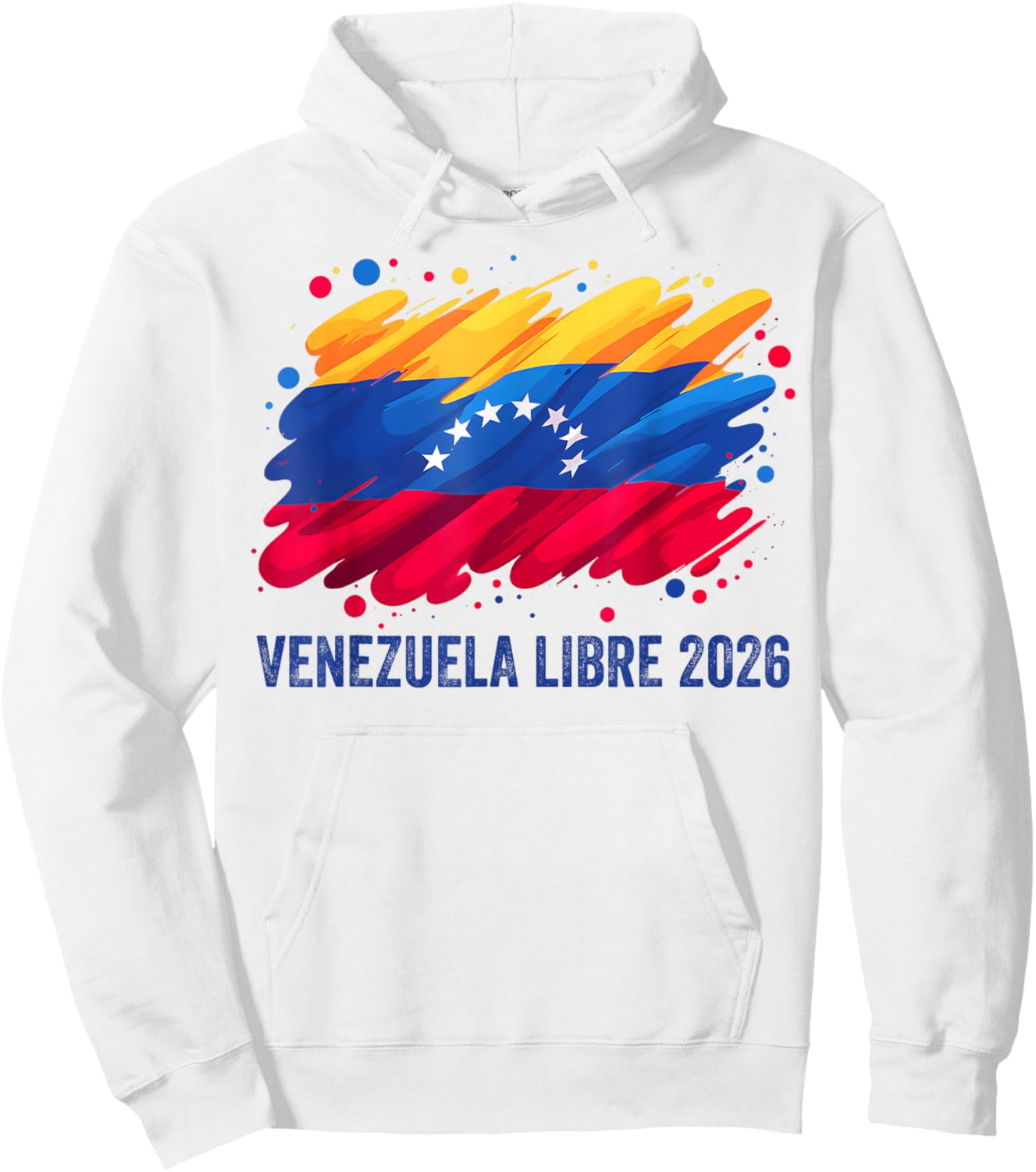 Venezuela Libre 2026 Free Venezuela Flag Hoodie - Hoodie | White