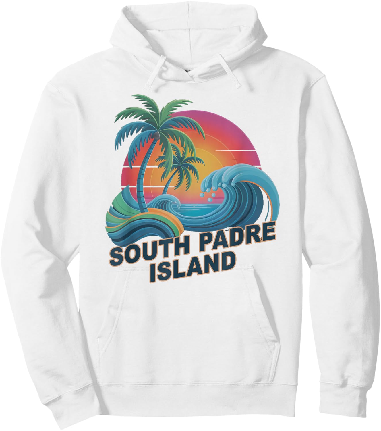 Cute South Padre Island Vacation Surfer Trip Family All Hoodie - Hoodie | White