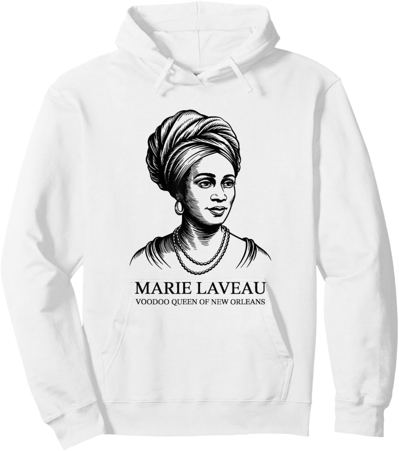 Marie LAVEAU Voodoo Queen Hoodie - Hoodie | White