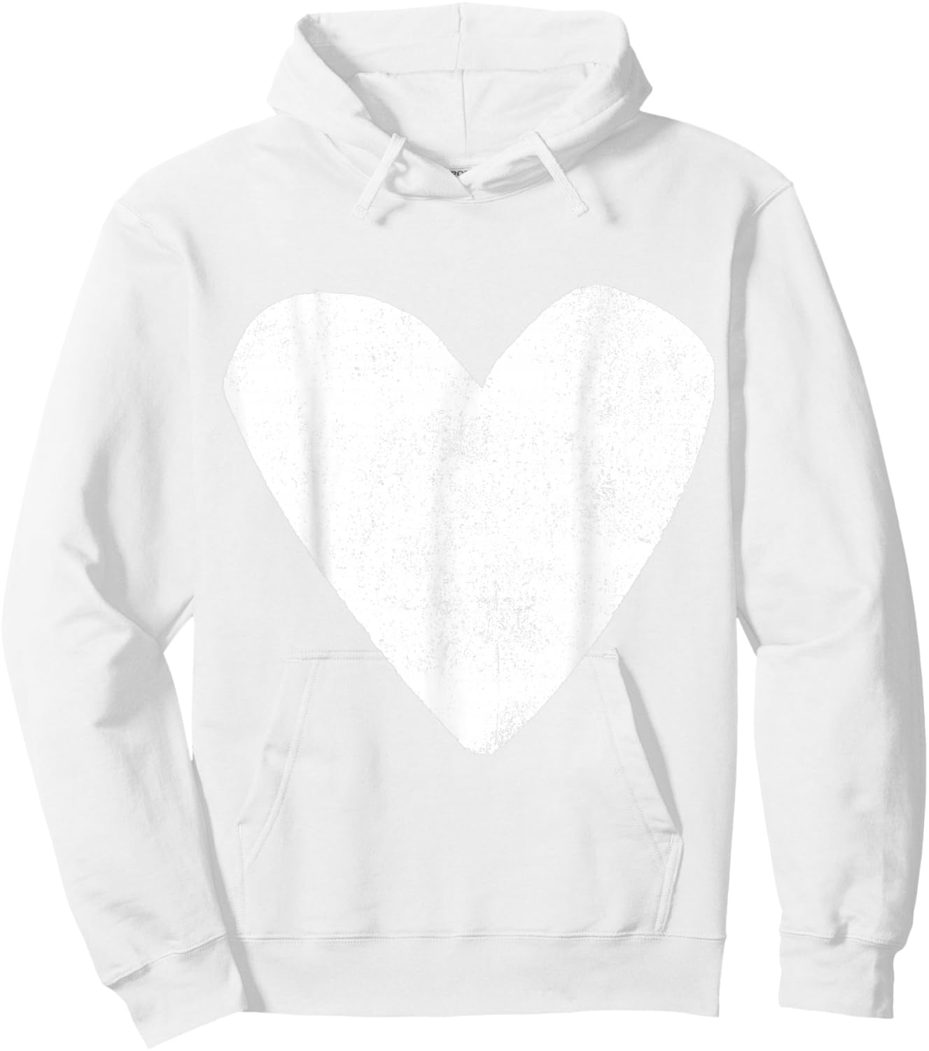 Love Heart White Color Light Blue Hoodie - Hoodie | White