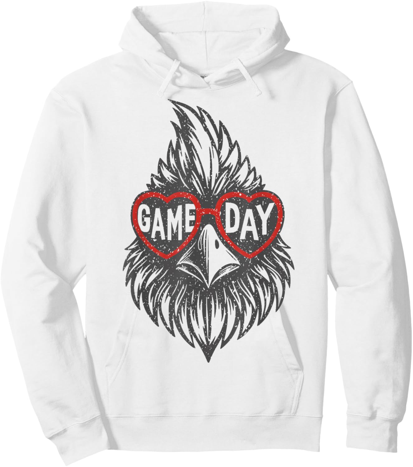 Vintage Retro Cardinal Name Game Day Gift Women Kid Hoodie - Hoodie | White