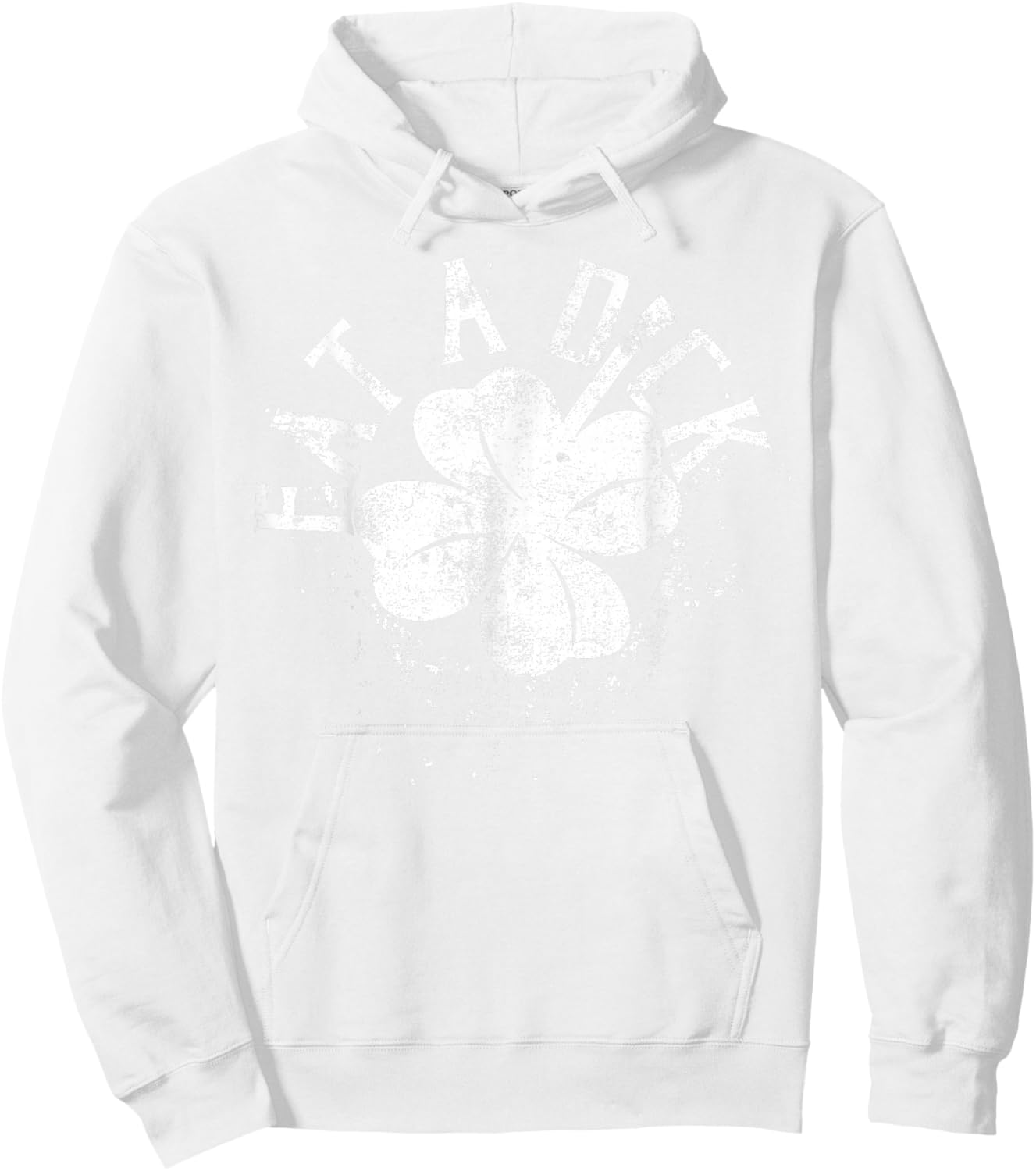 Eat A Dick Shamrock Hoodie - Hoodie | White