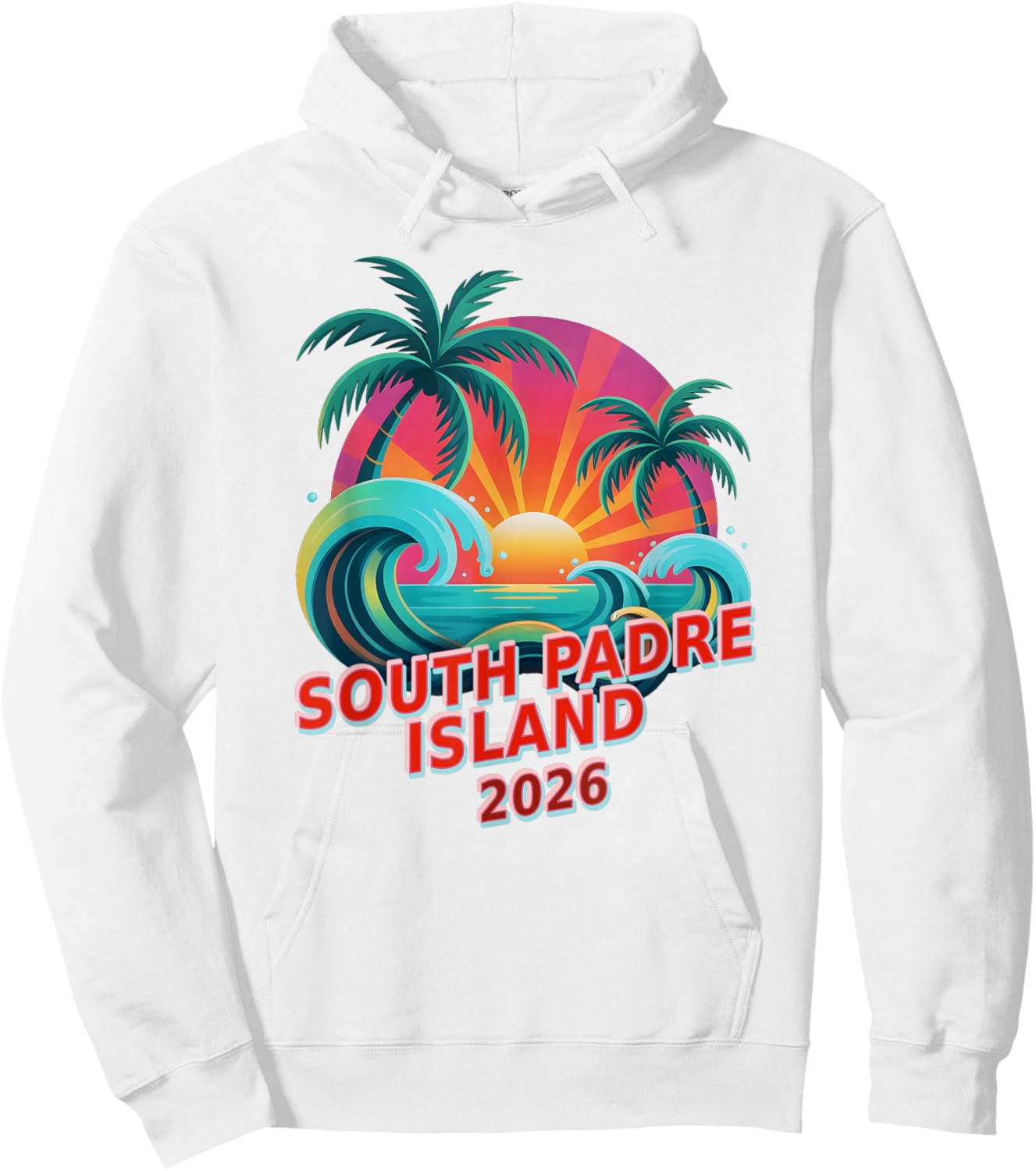 All Girls South Padre Island 2026 Birthday Trip Pink Hoodie - Hoodie | White