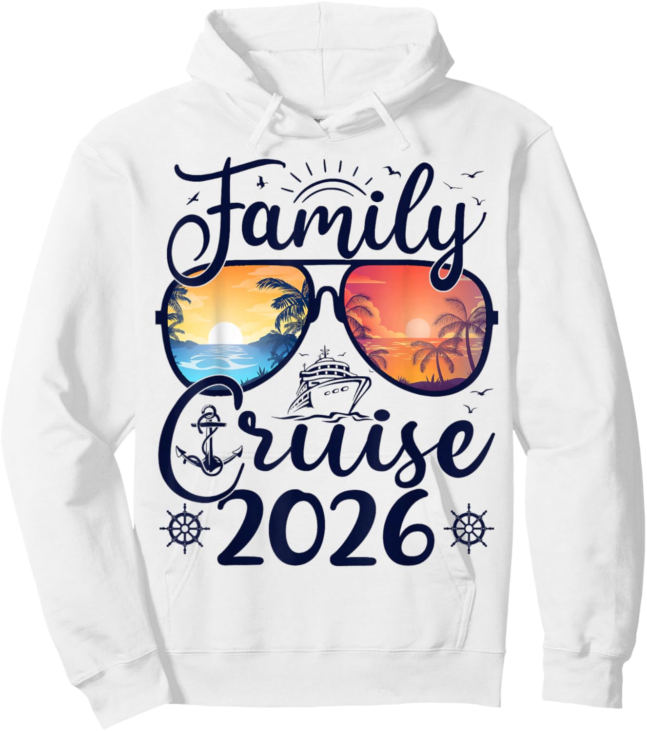 Family Cruise 2026 Summer Vacation Matching Family Cruise Hoodie - Hoodie | White