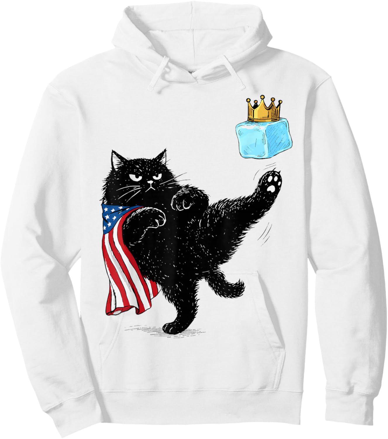 Abolish ICE Cat Resist Hoodie - Hoodie | White