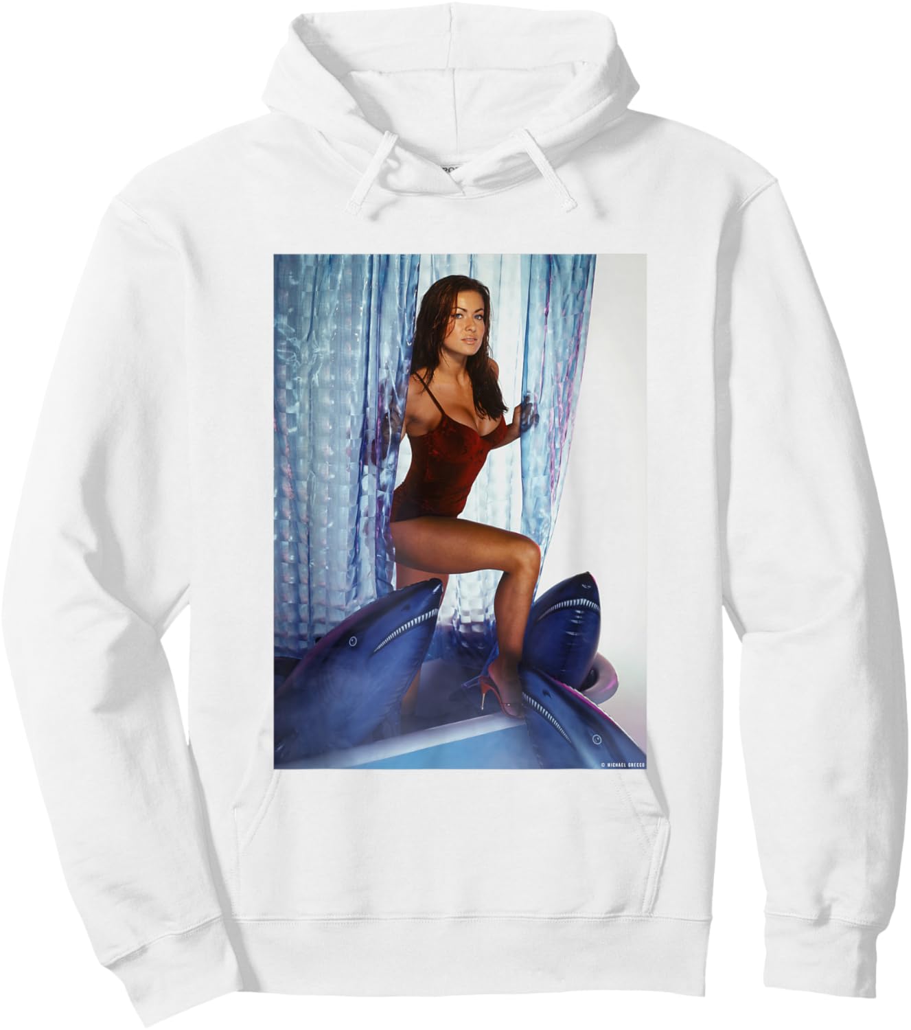 Carmen Electra Baywatch Scary Movie Actor by Michael Grecco Hoodie - Hoodie | White