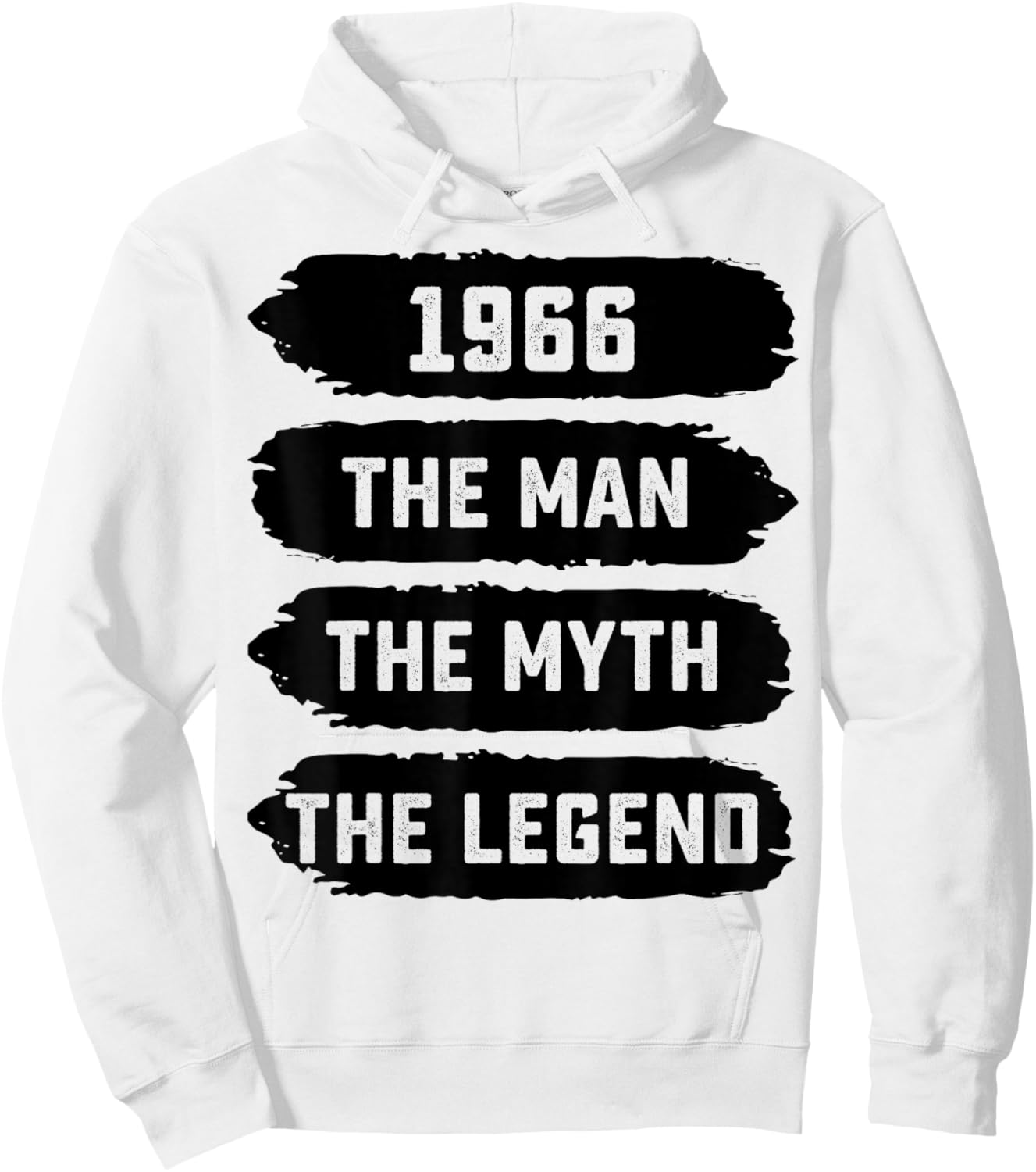 60th Birthday Gift Man Myth Legend 1966 60 Years Old Hoodie - Hoodie | White