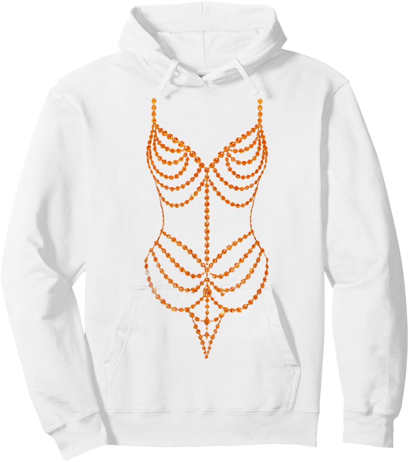 Showgirl Halloween Costume Hoodie - Hoodie | White