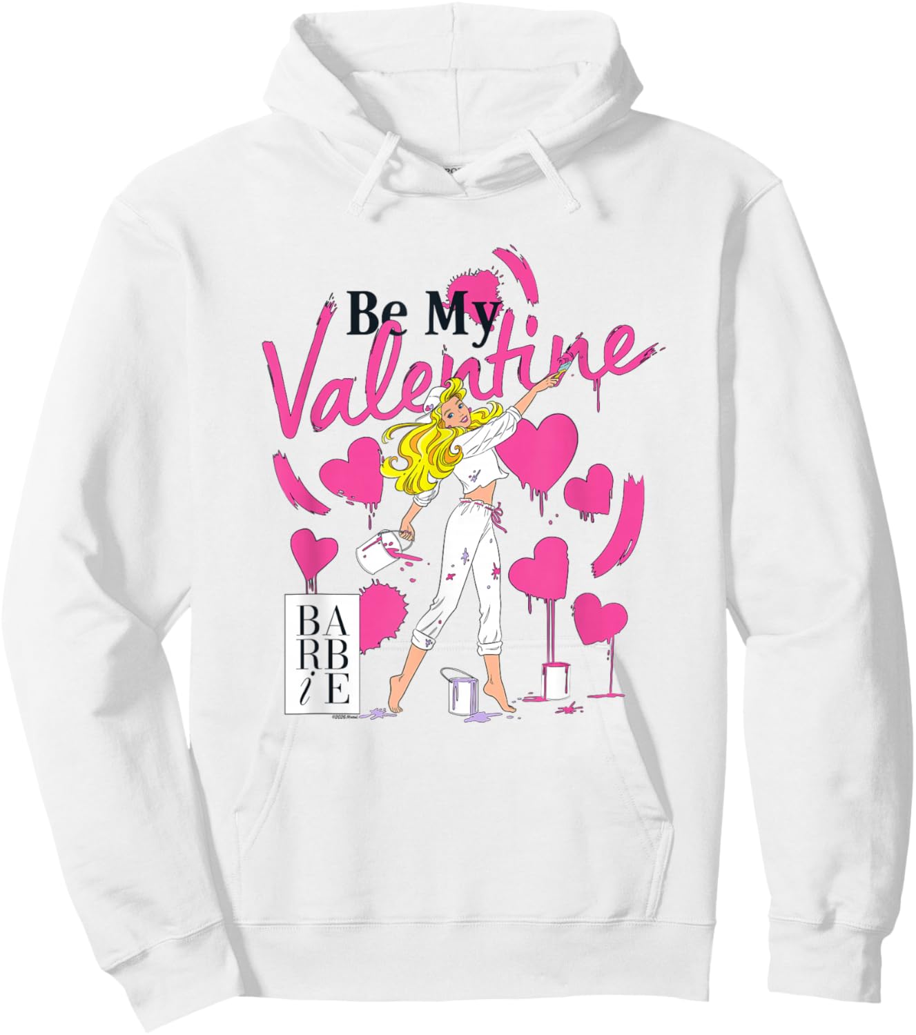 Barbie Be My Valentine Hoodie - Hoodie | White