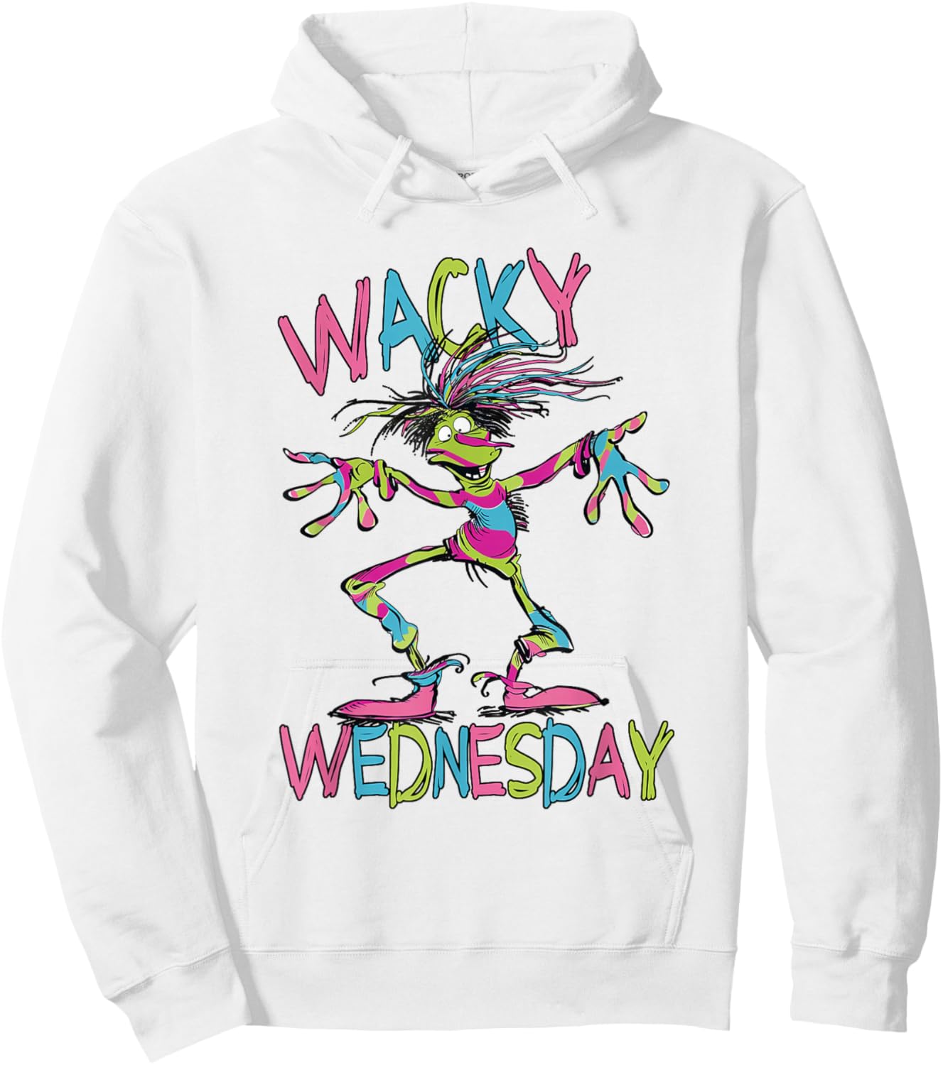 Wacky Wednesday Kids and Teachers | Mismatch Day Spirit Week Hoodie - Hoodie | White