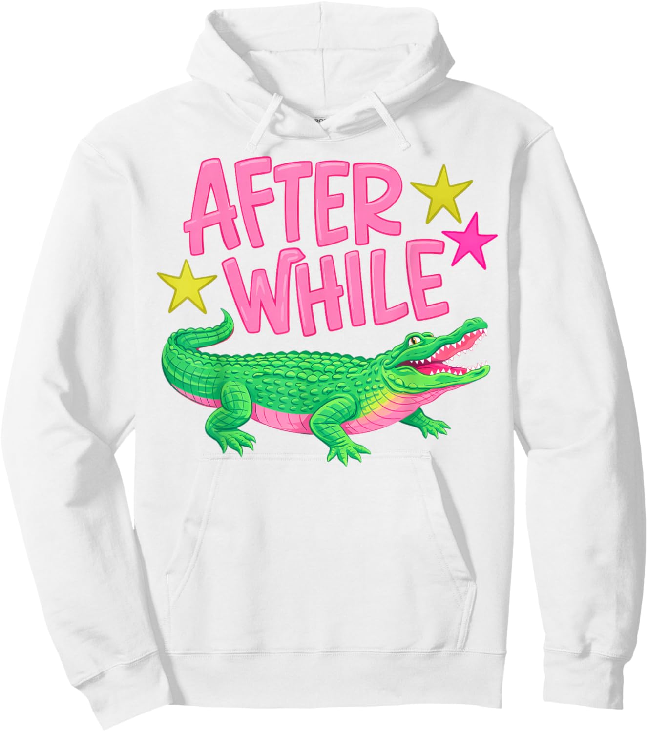 After While Gator Later Gator Crocodile Last Day of School Hoodie - Hoodie | White