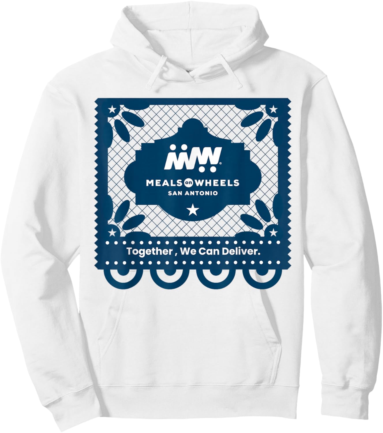 Meals on Wheels Fiesta Logo Hoodie - Hoodie | White