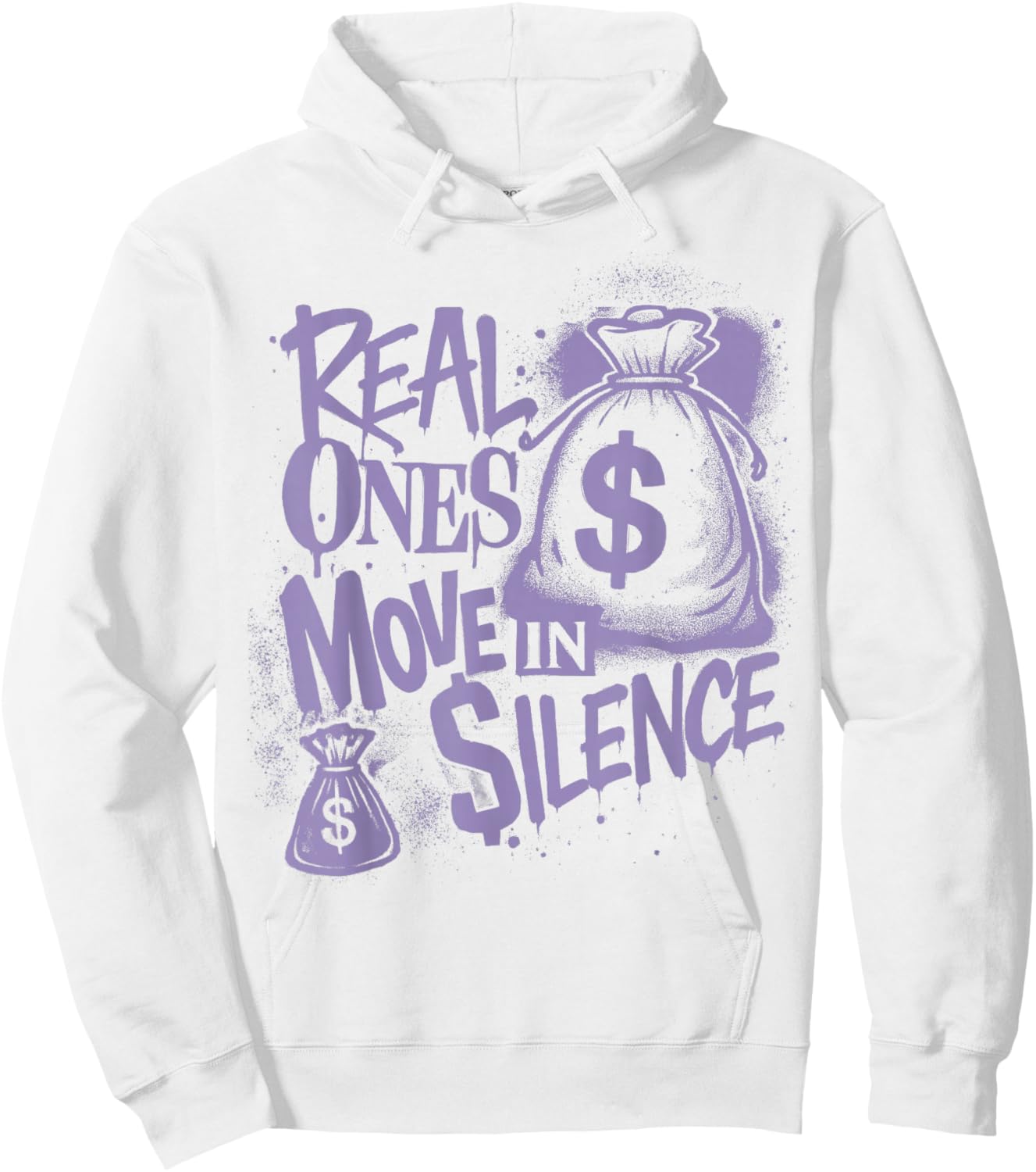 Hydrangeas Wild Grape White Purple Graphic Match Hoodie - Hoodie | White