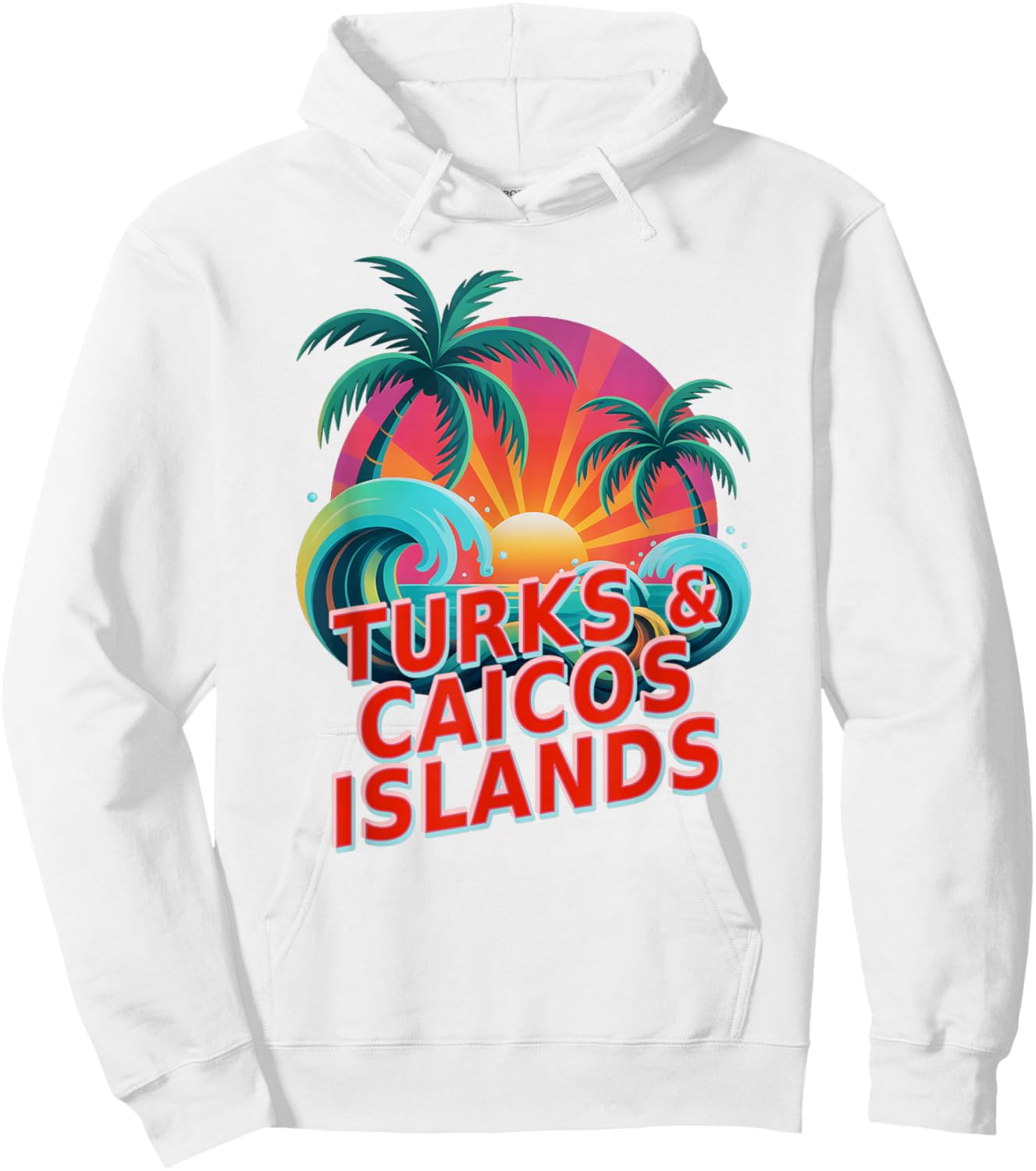 Family Turks Caicos Islands Cousin Vacation Surfing Vacay Hoodie - Hoodie | White