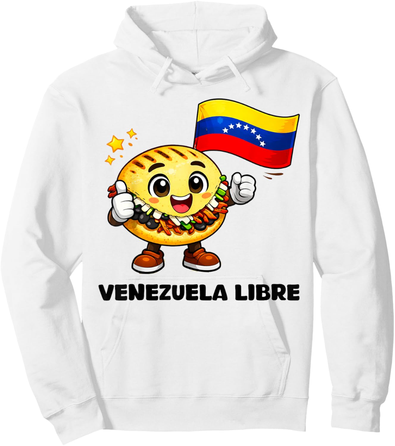 Venezuela Libre Venezuelan Freedom Strong Proud Pride Hoodie - Hoodie | White