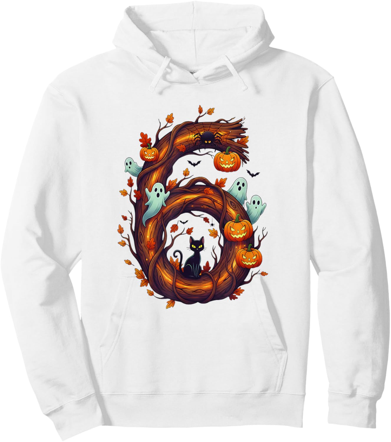 Number 7 67 Meme Halloween Pumpkin Costume Matching Group Hoodie - Hoodie | White