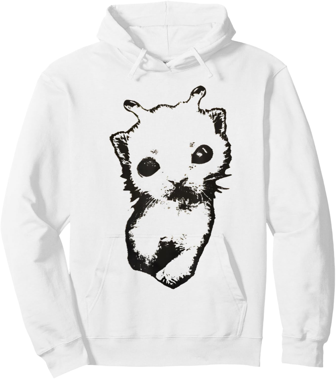 Alien Cat Meme UFO Vintage Y2K Funny Silly Cat Hoodie - Hoodie | White