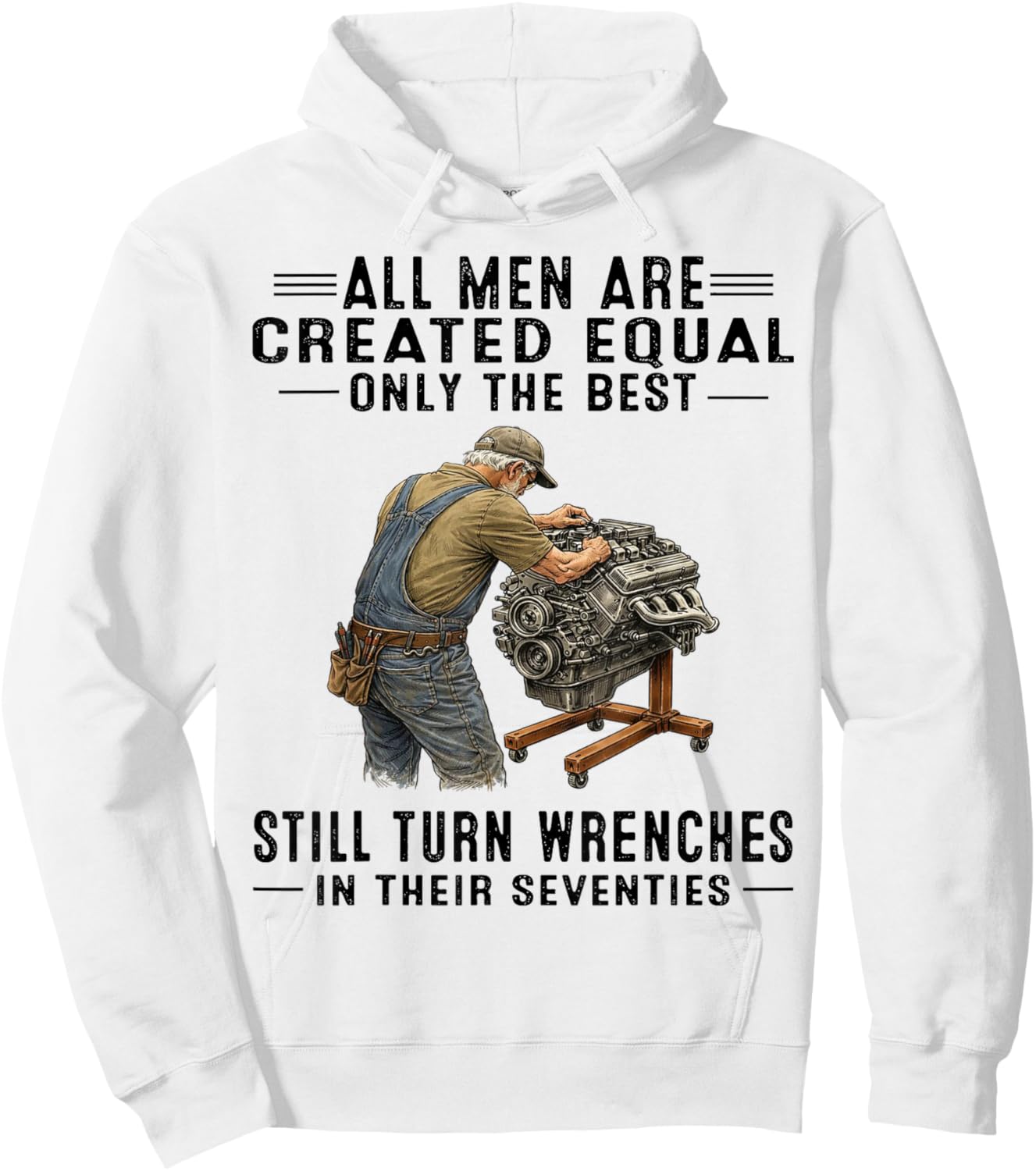 All Men are Created Equal Hoodie - Hoodie | White