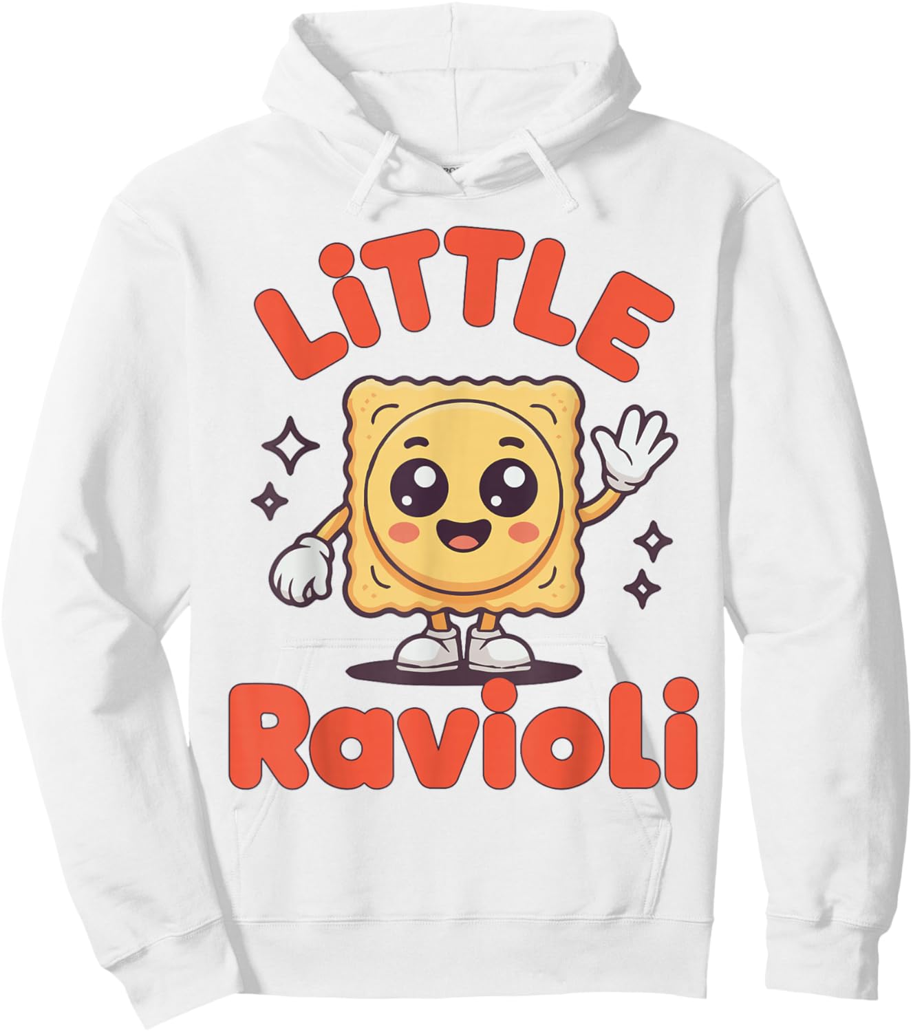 Little Ravioli Funny Italian Food Toddler Italian Italy Kid Hoodie - Hoodie | White