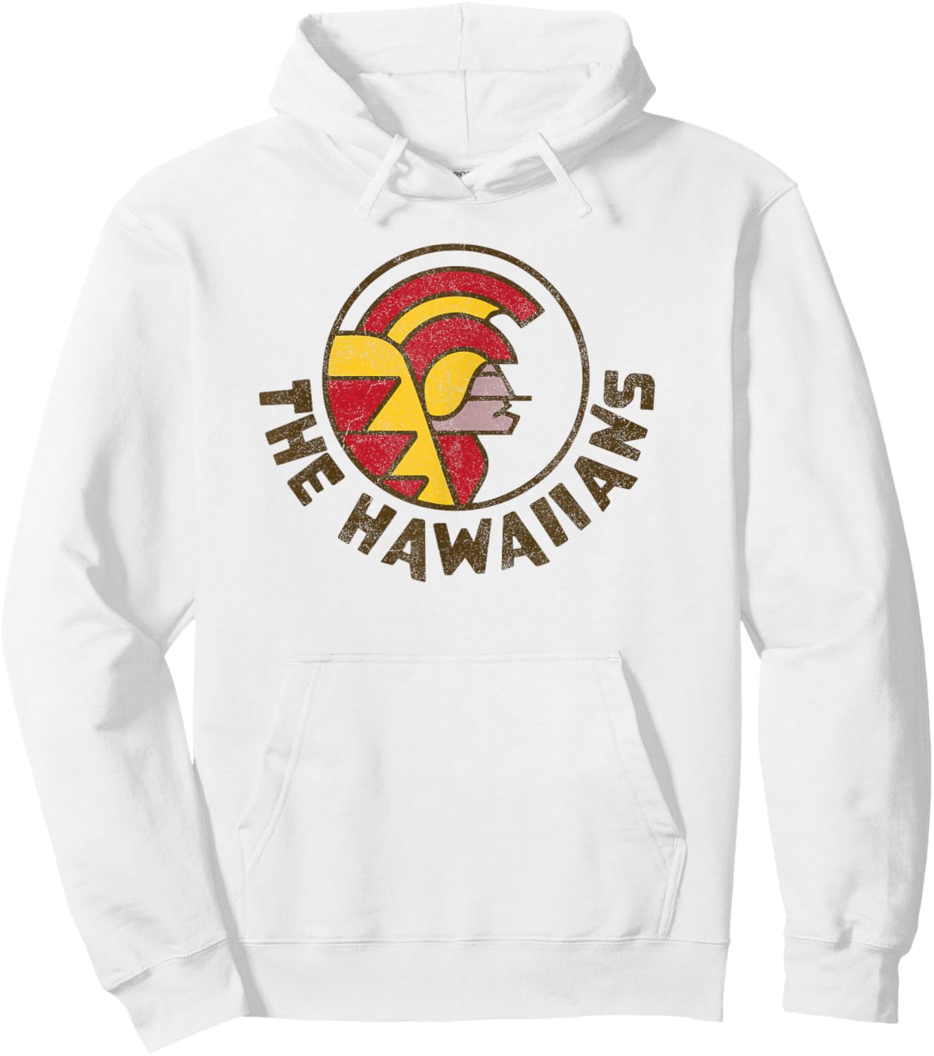 Honolulu Hawaiians Vintage Football Retro 70s Sports Hoodie - Hoodie | White