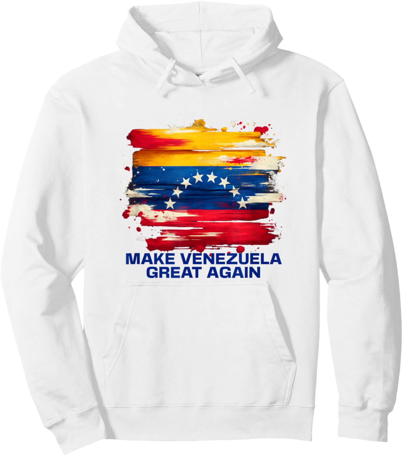 Make Venezuela Great Again Flag Design Hoodie - Hoodie | White