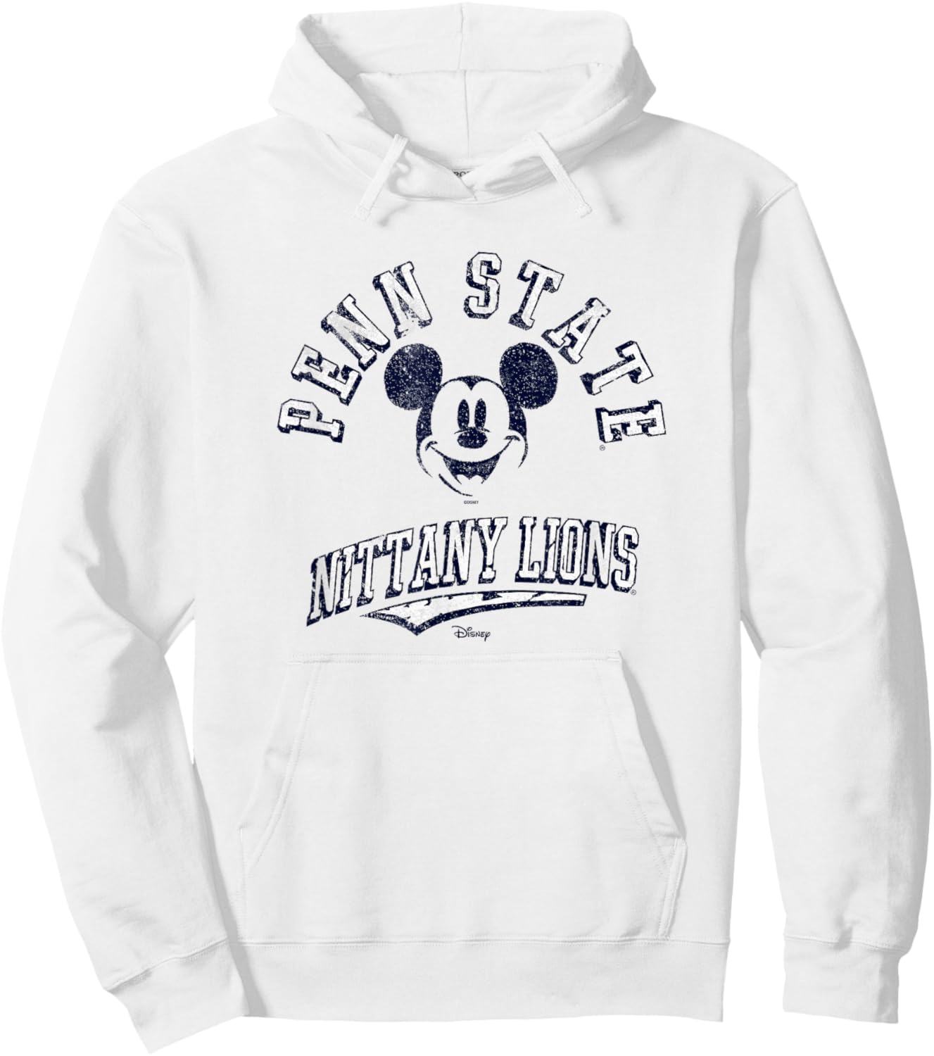 Penn State Nittany Lions Mickey Mouse Retro Gray Hoodie - Hoodie | White