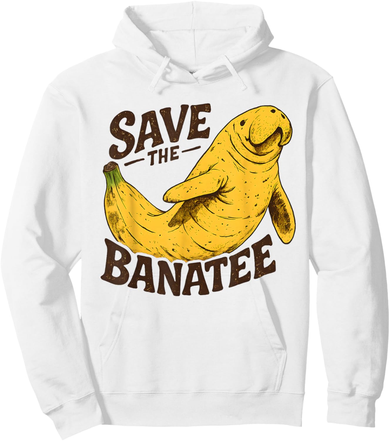 Save The Manatees Shirt Manatee Banatee Floaty Potato Hoodie - Hoodie | White