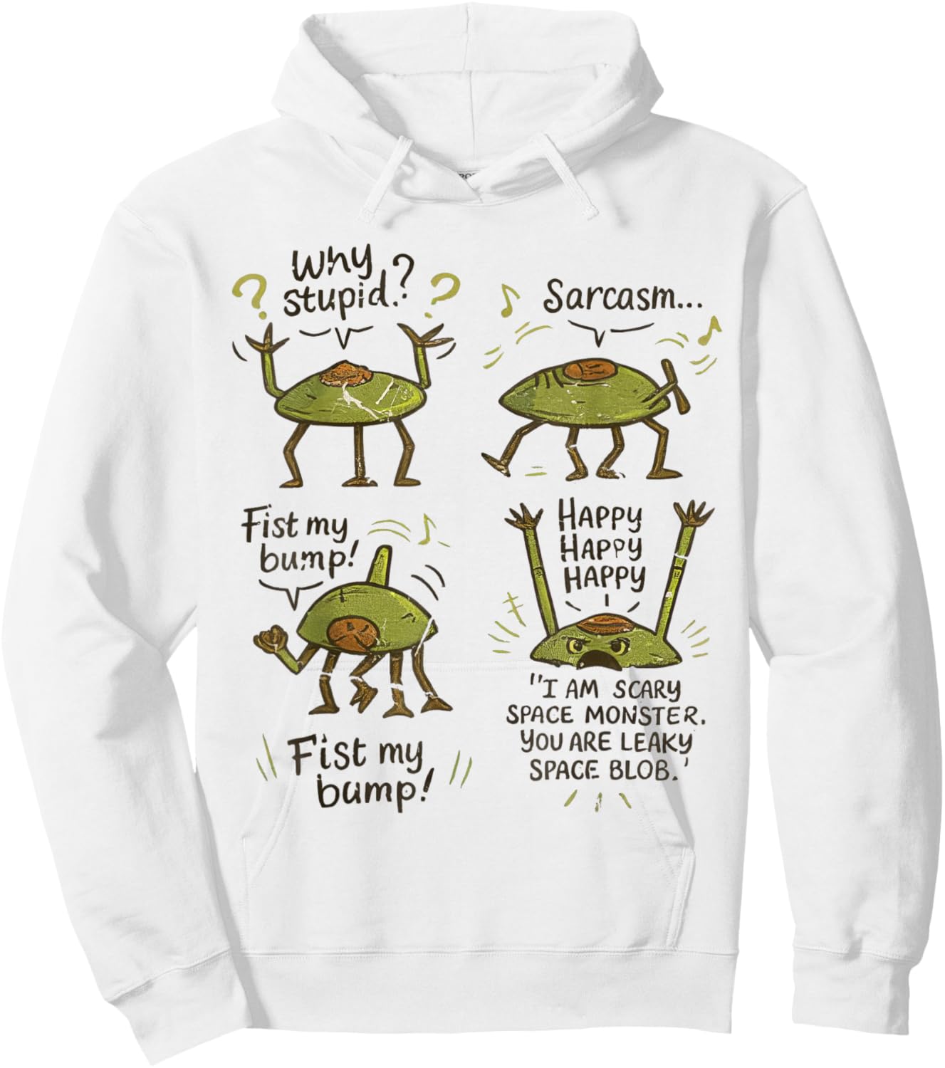 Rocky Project Hail Mary Funny Meme Hoodie - Hoodie | White