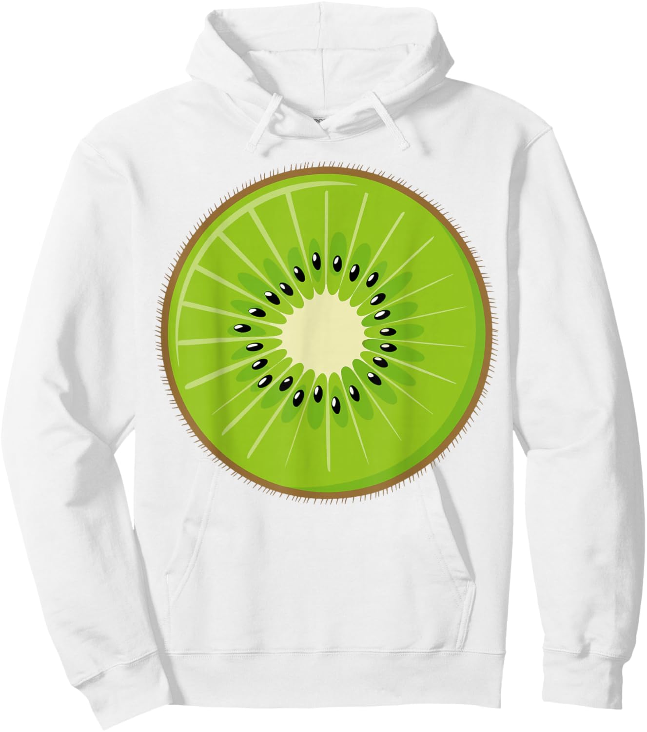 Kiwi Shirt Adult Men Women Kids Fruit Green Kiwi Costume Hoodie - Hoodie | White