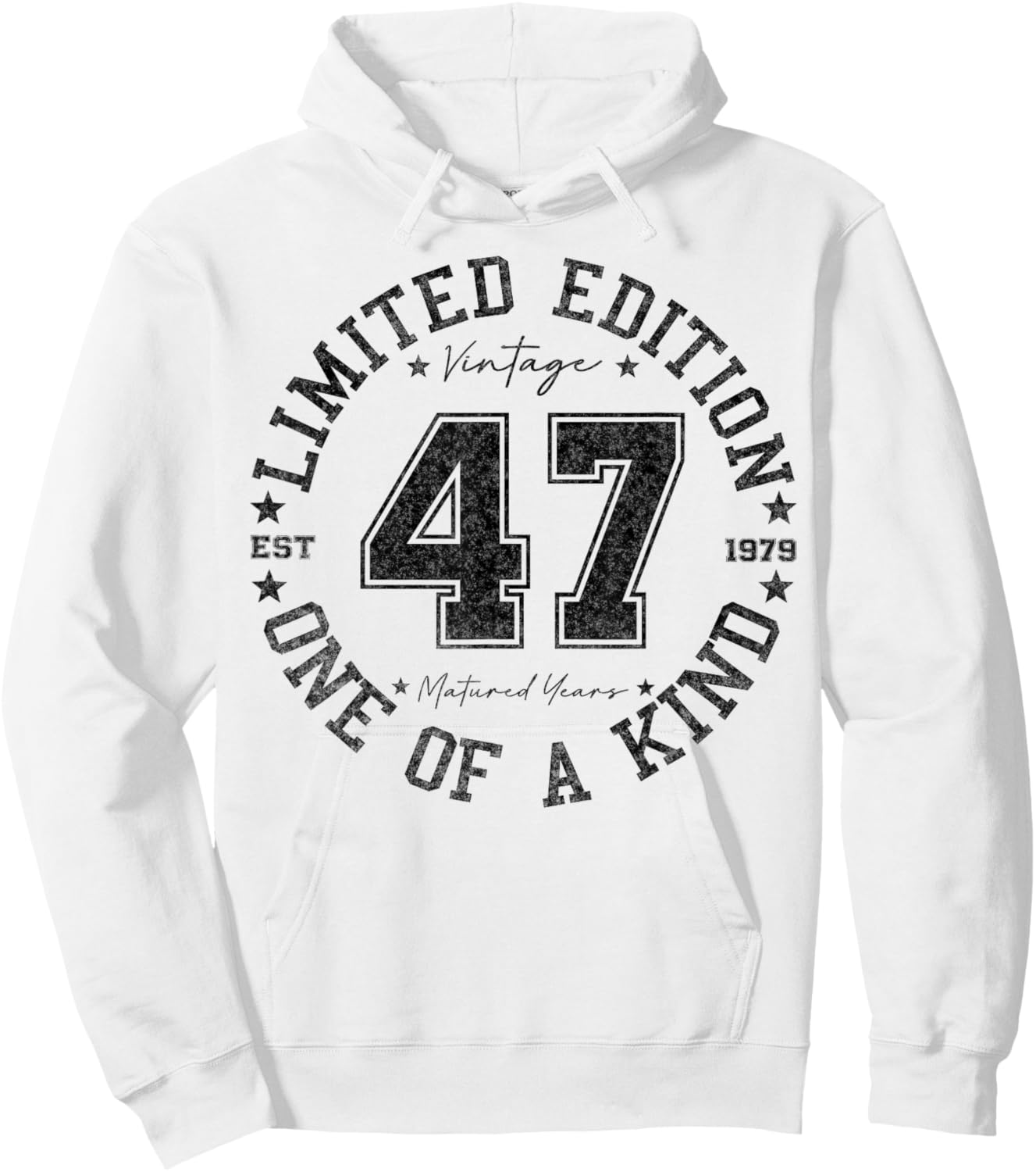 47 Year Old Gifts Vintage 1979 Limited Edition 47th Birthday Hoodie - Hoodie | White
