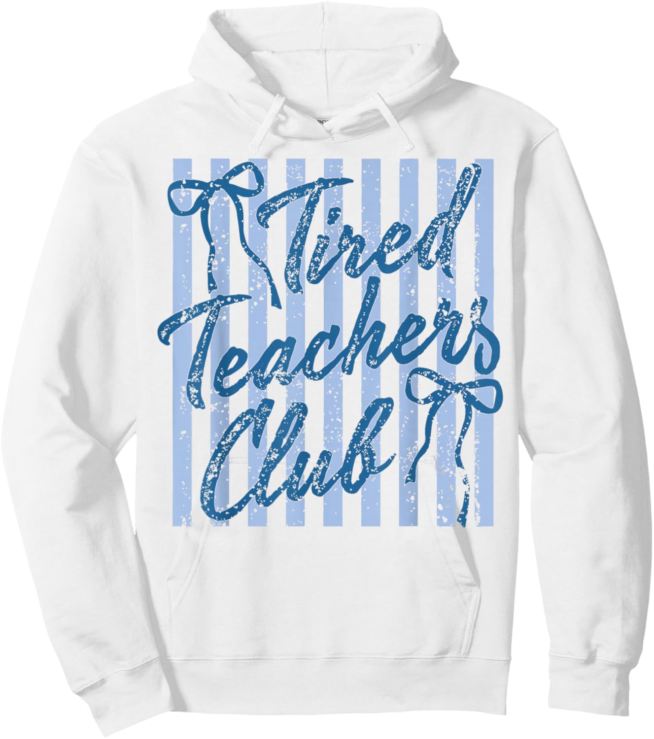 Tired Teachers Club Last Day of to School Teacher Life Kids Hoodie - Hoodie | White