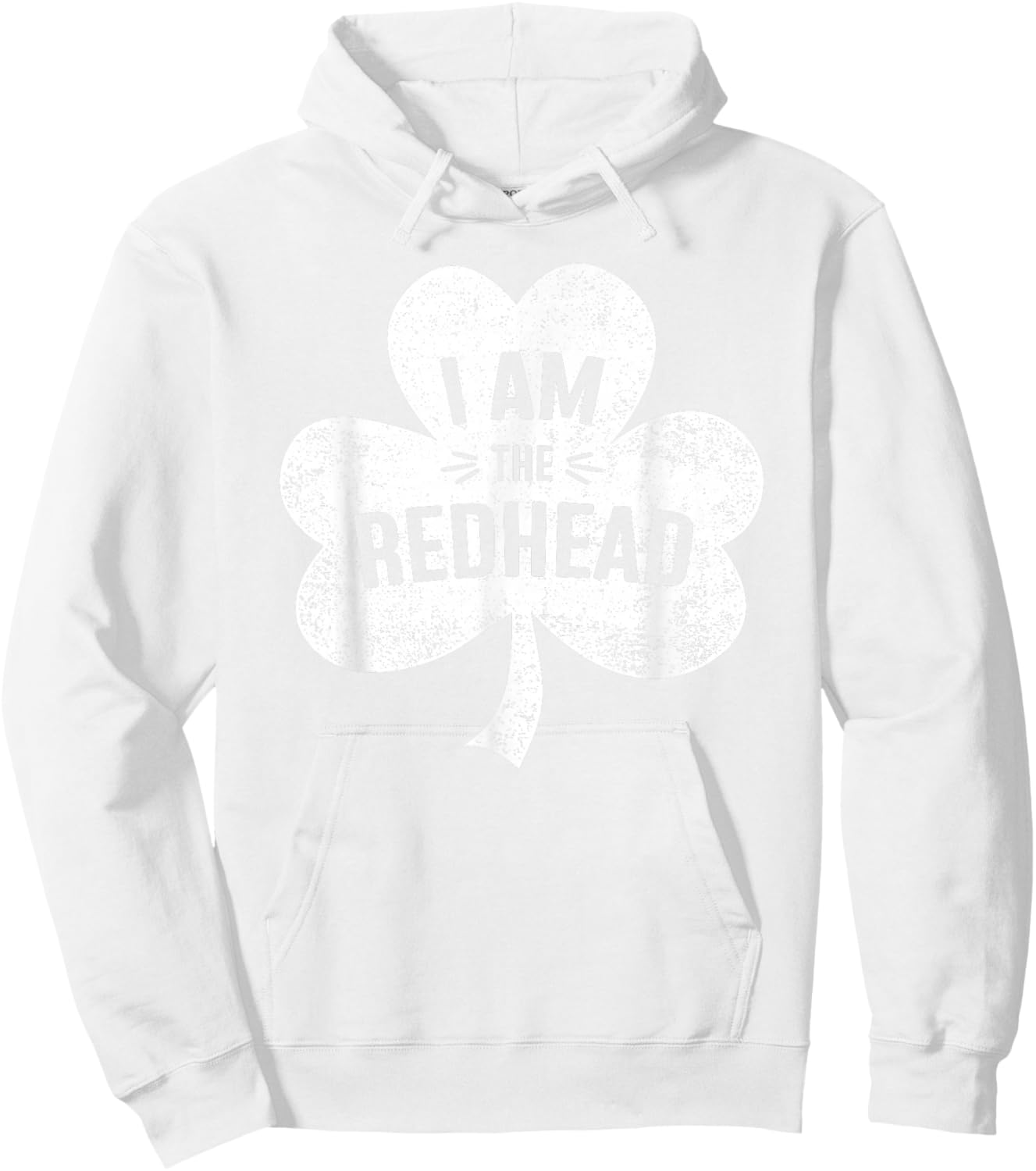 I Am The Redhead Dibs on The Redhead Funny St Patricks Day Hoodie - Hoodie | White