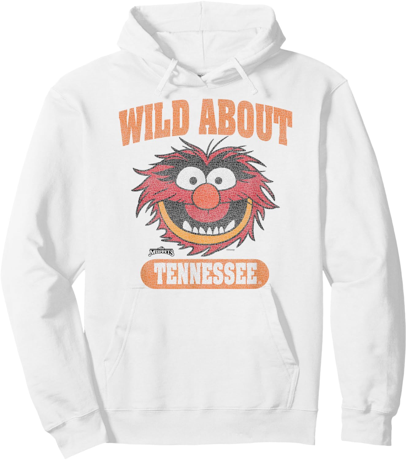 Tennessee Volunteers Muppets Animal Baby Blue Hoodie - Hoodie | White