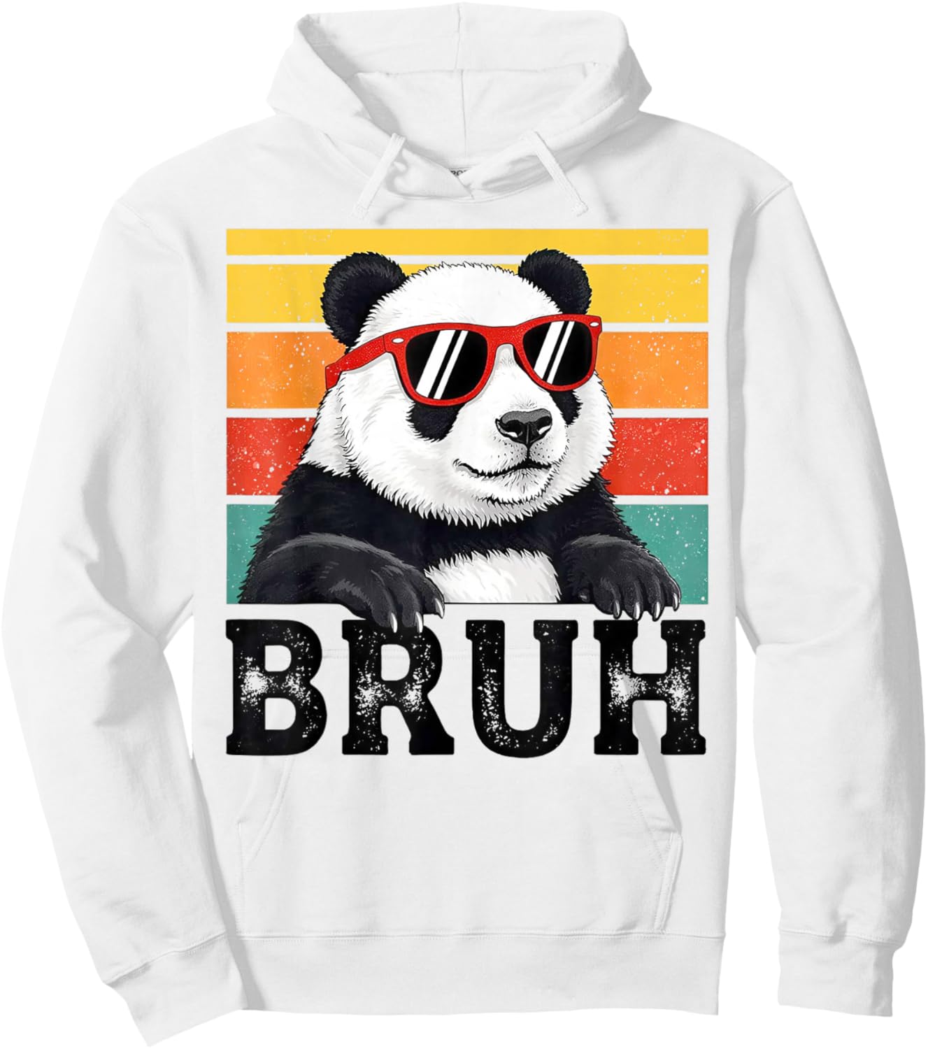 Cool Bruh Panda Men Women Kids Teens Funny Panda Lover Hoodie - Hoodie | White