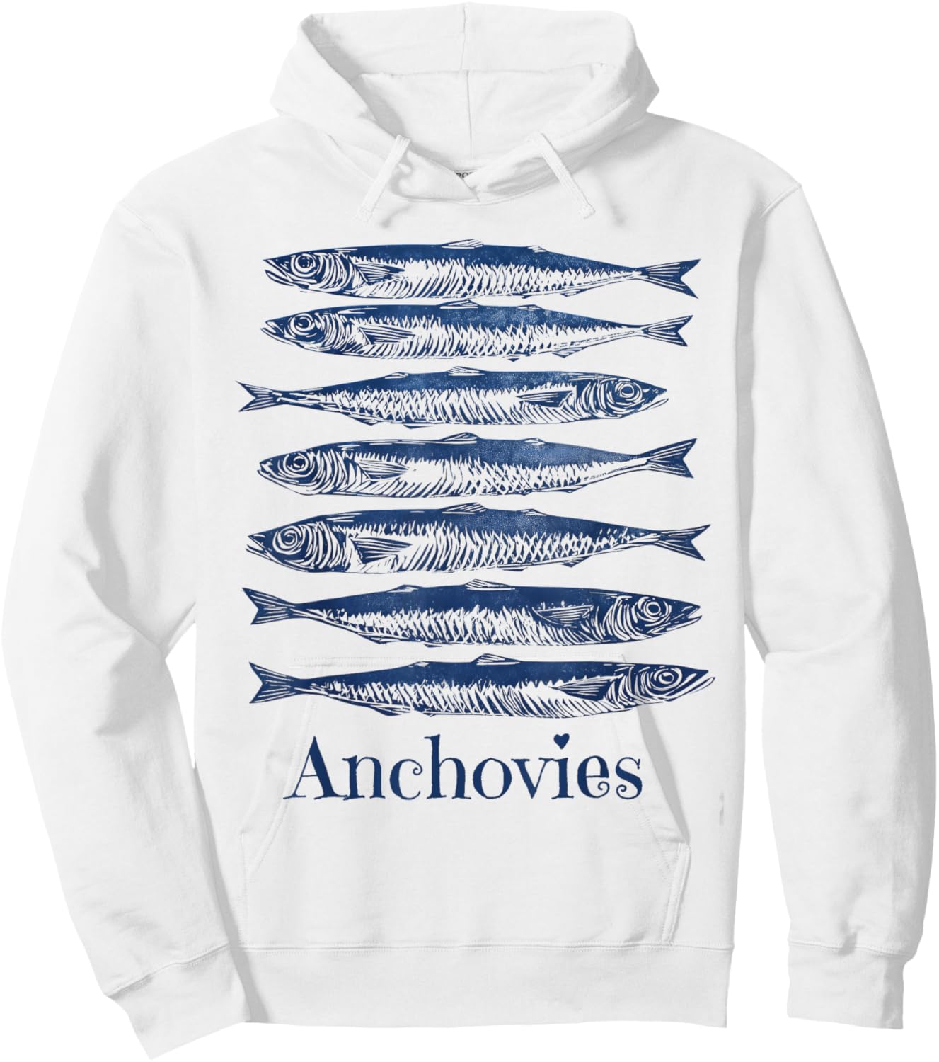 Anchovies Hoodie - Hoodie | White