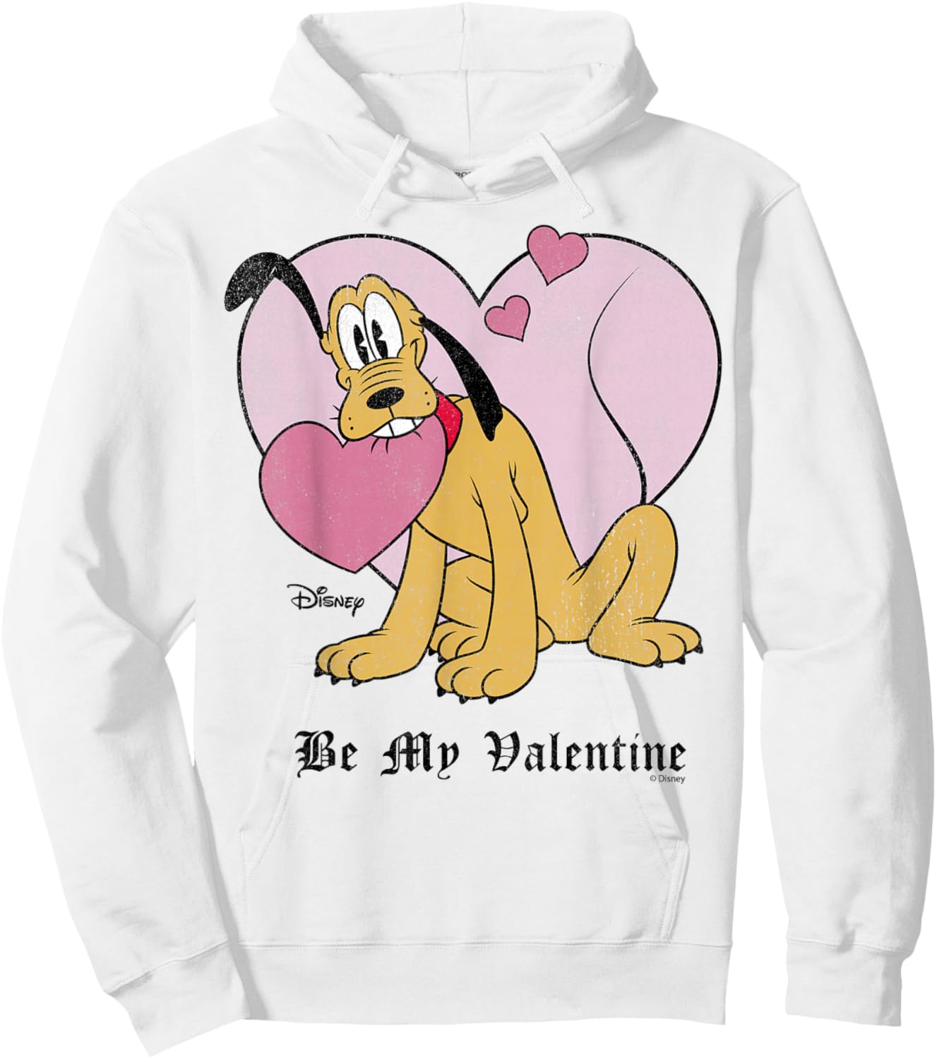 Disney Mickey and Friends Pluto Sweetheart Valentines Retro Hoodie - Hoodie | White