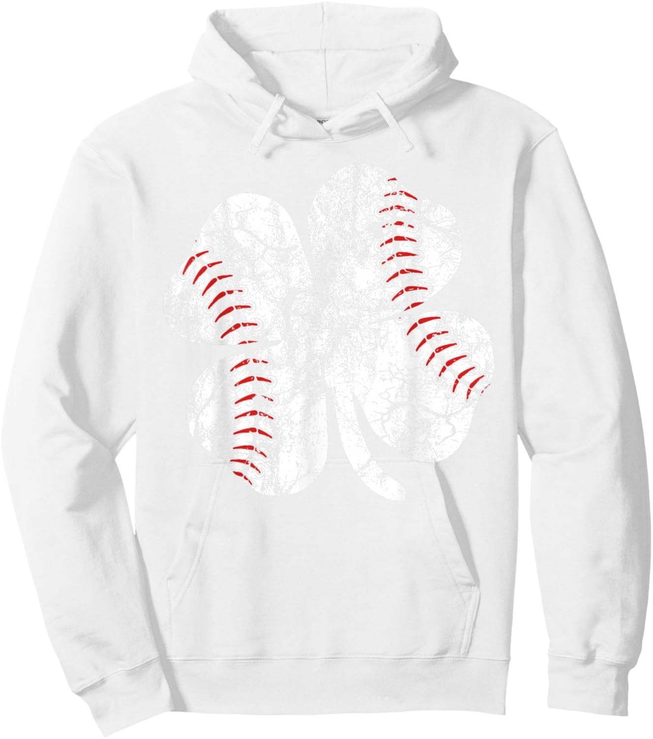 St Patricks Day Shamrock Baseball Saint Paddy's Kids Boys Hoodie - Hoodie | White